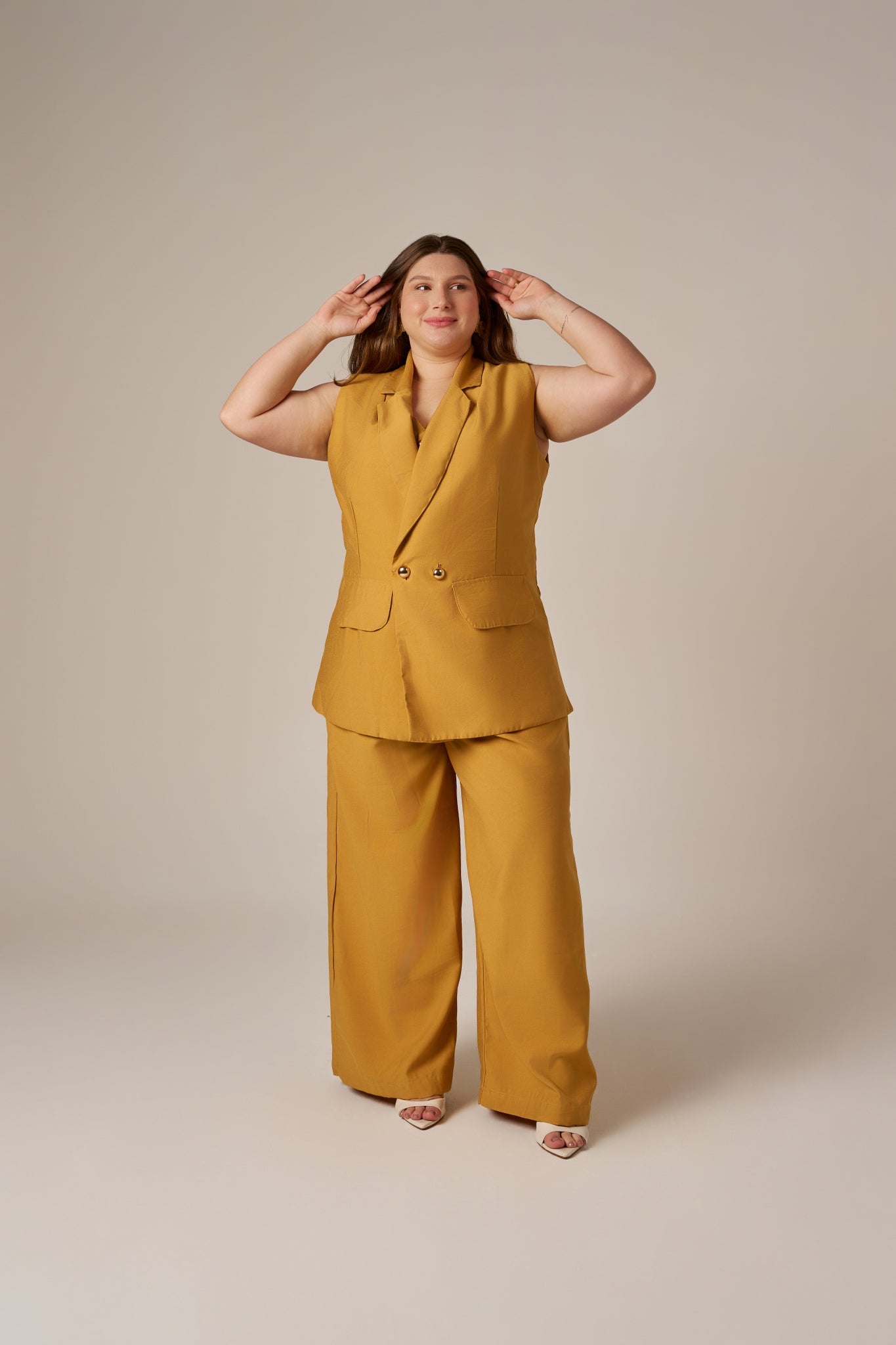 COLETE ALFAIATARIA BOTÕES DUPLO