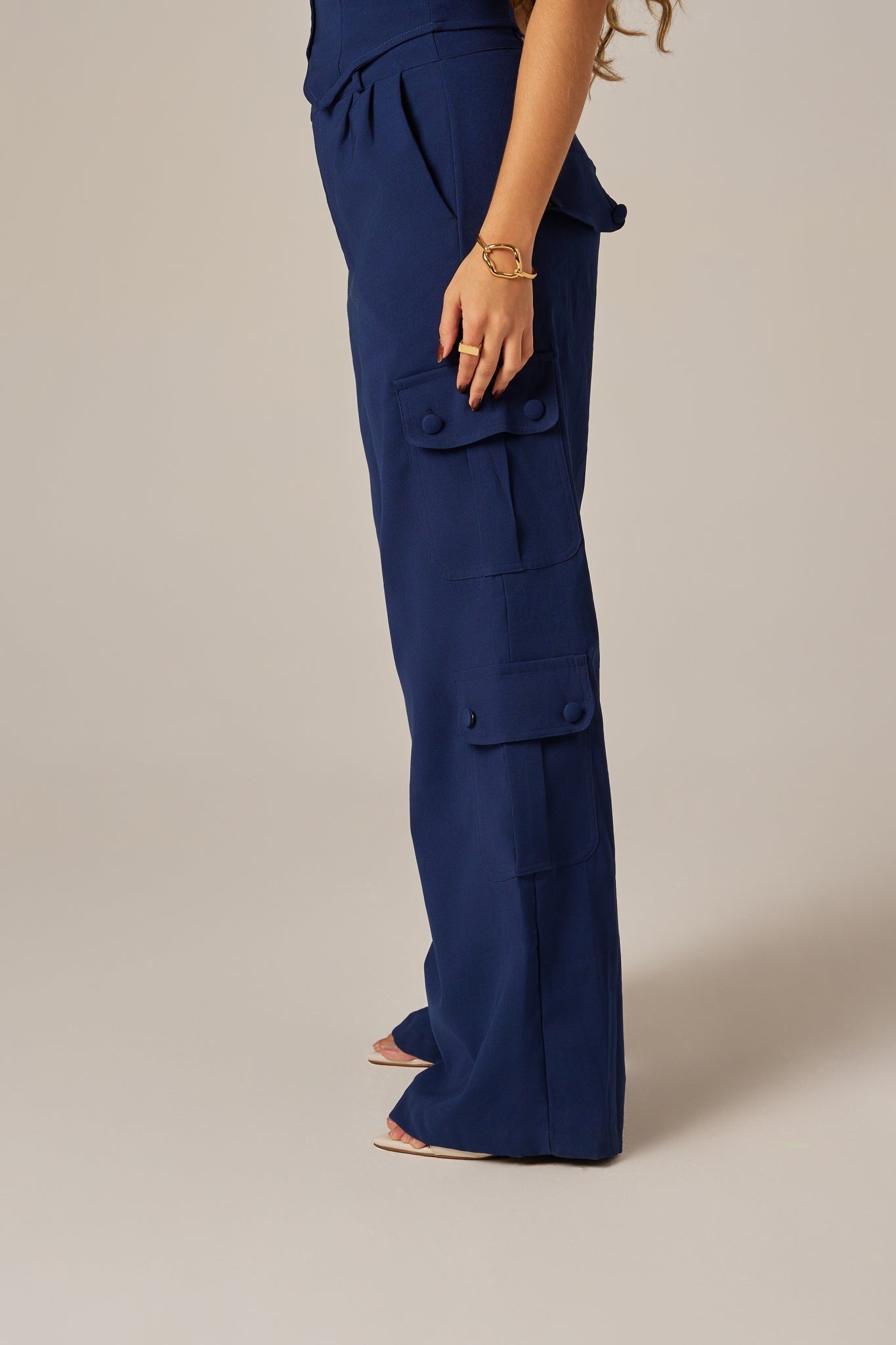 CALÇA WIDELEG BOLSOS CARGO