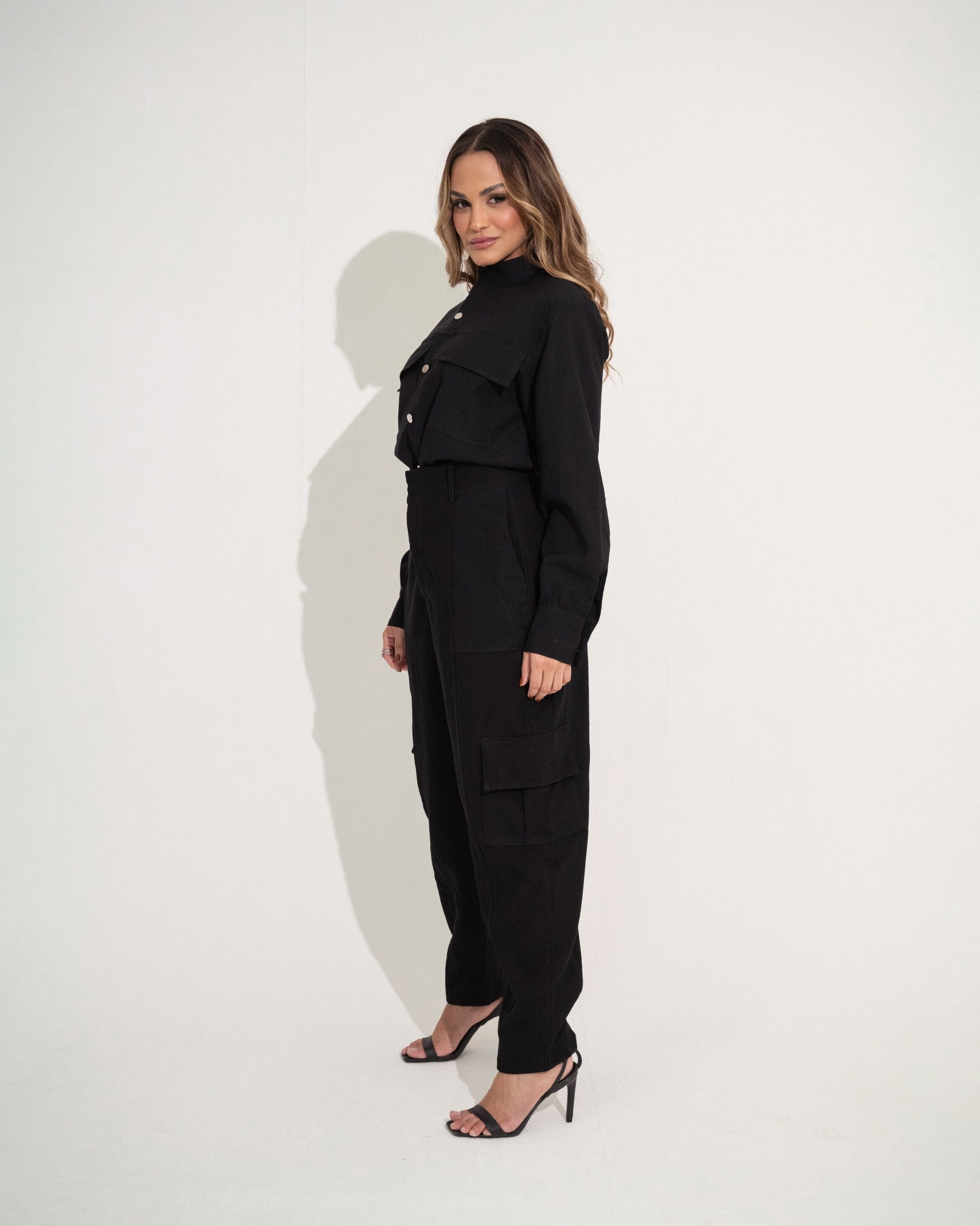 CAMISA MANGA LONGA BOLSO CARGO