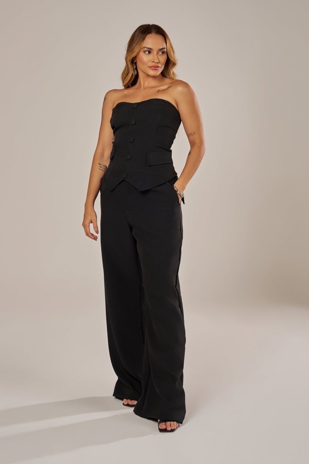 CALÇA CLÁSSICA ALFAIATARIA LISA