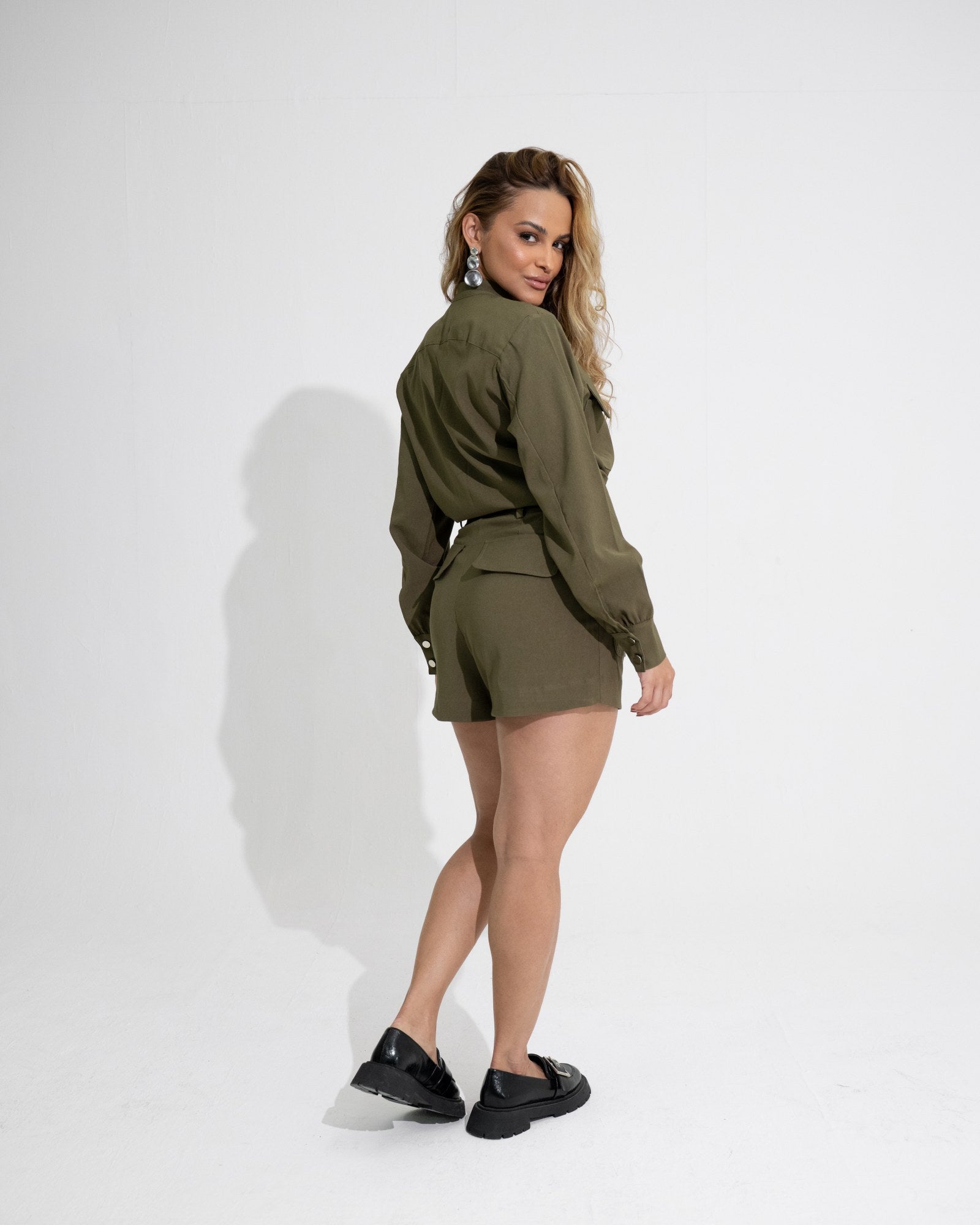 CAMISA MANGA LONGA BOLSO CARGO