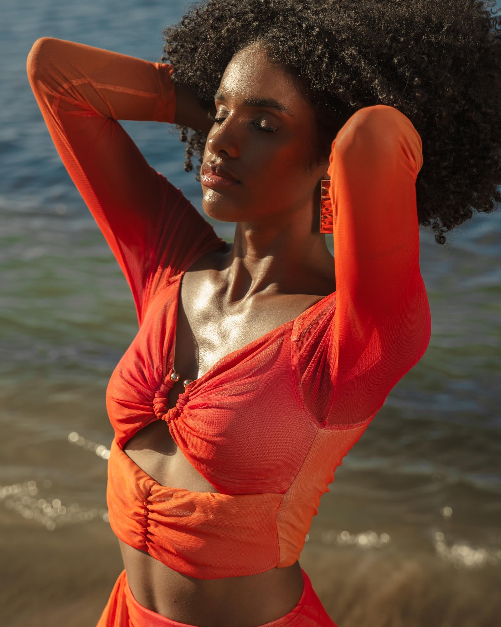 SAIA MIDI DE TULE DRAPEADO