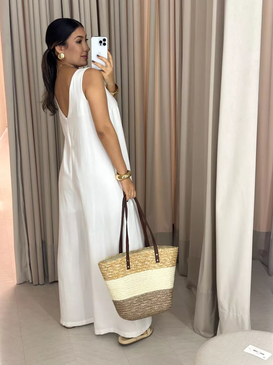 Macacão Olívia | Modelagem Soltinha com Faixa *Últimas Unidades*