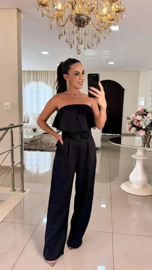 Macacão Amelie – Sofisticação e Charme em Uma Peça