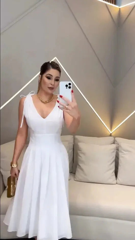 Vestido Pérola – O Toque de Elegância que Transforma!
