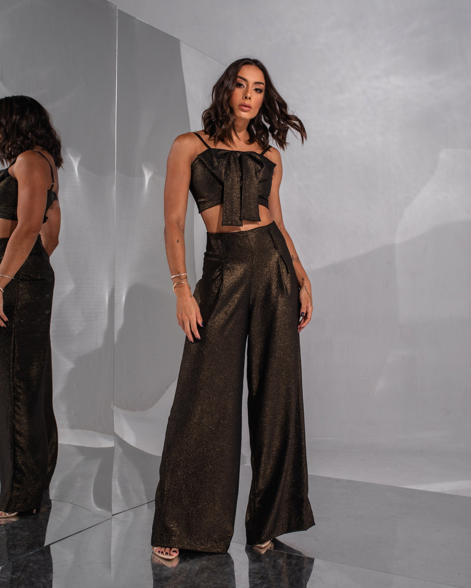 CROPPED MAXI LAÇO