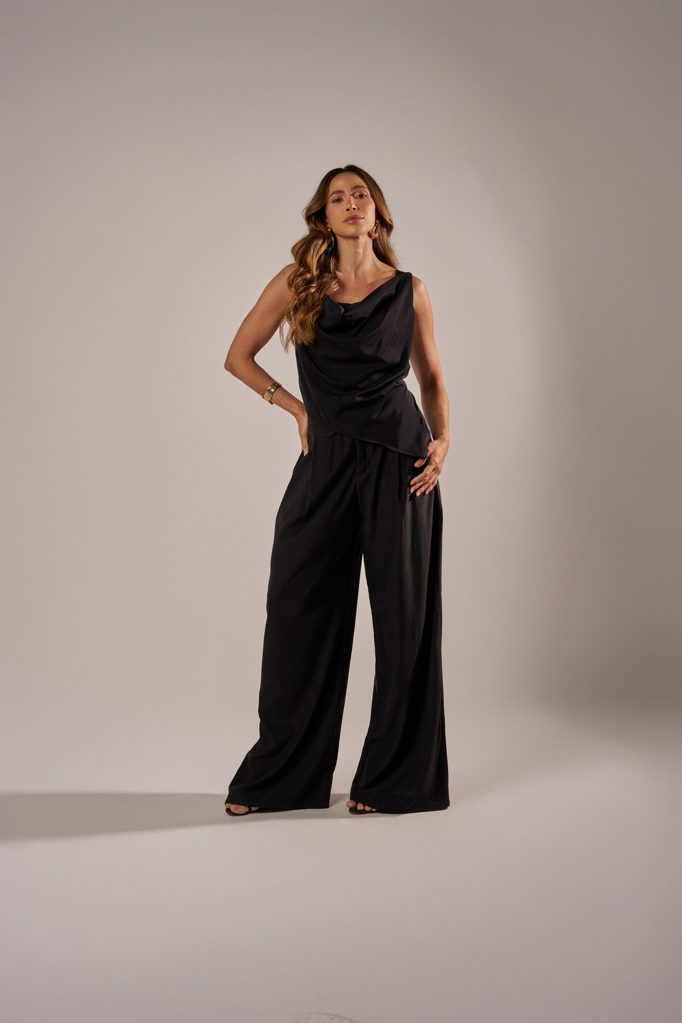 BLUSA ASSIMÉTRICA DEGAGÊ ALF. LEVE