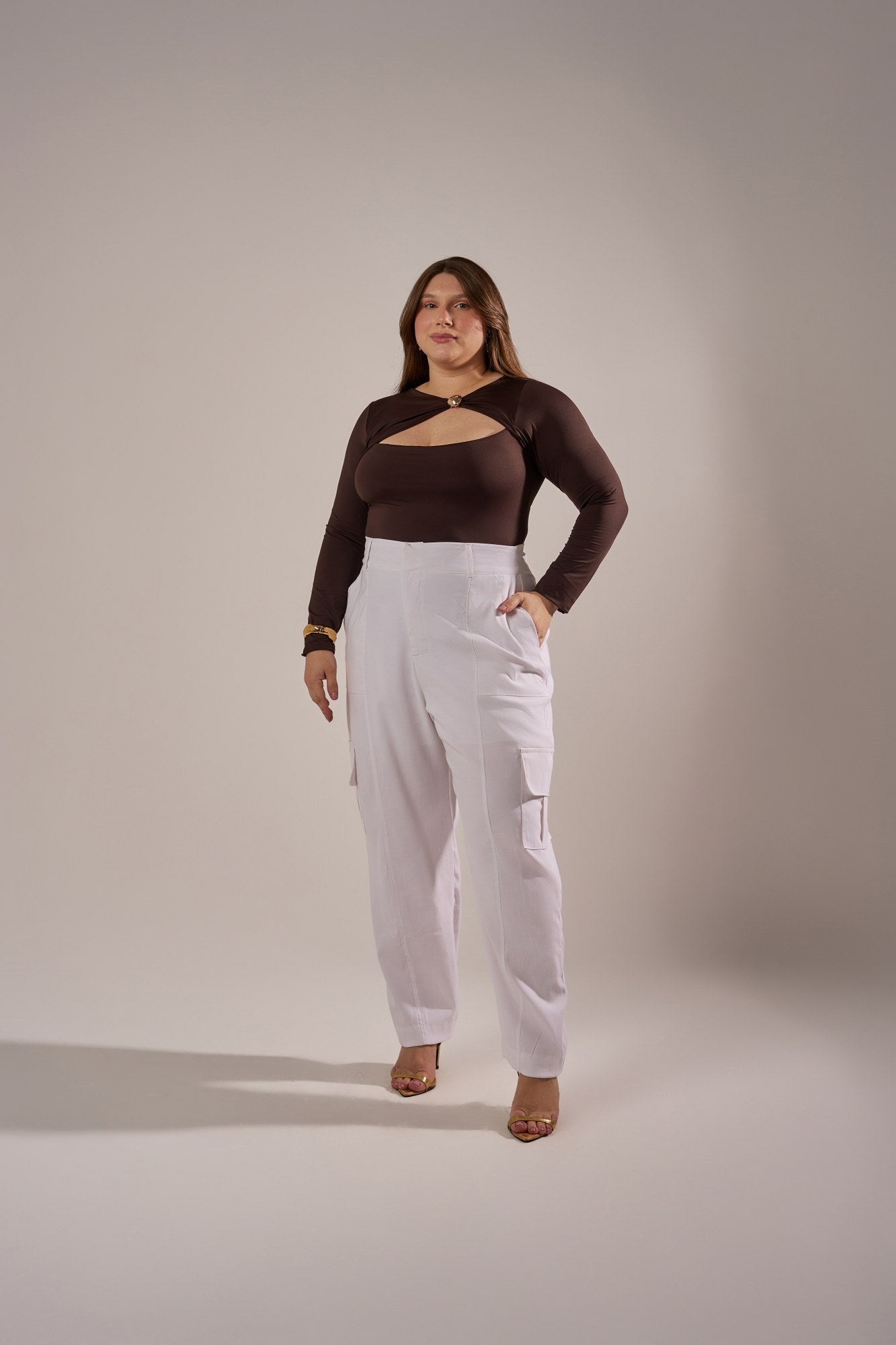 CALÇA BAGGY BOLSOS CARGO