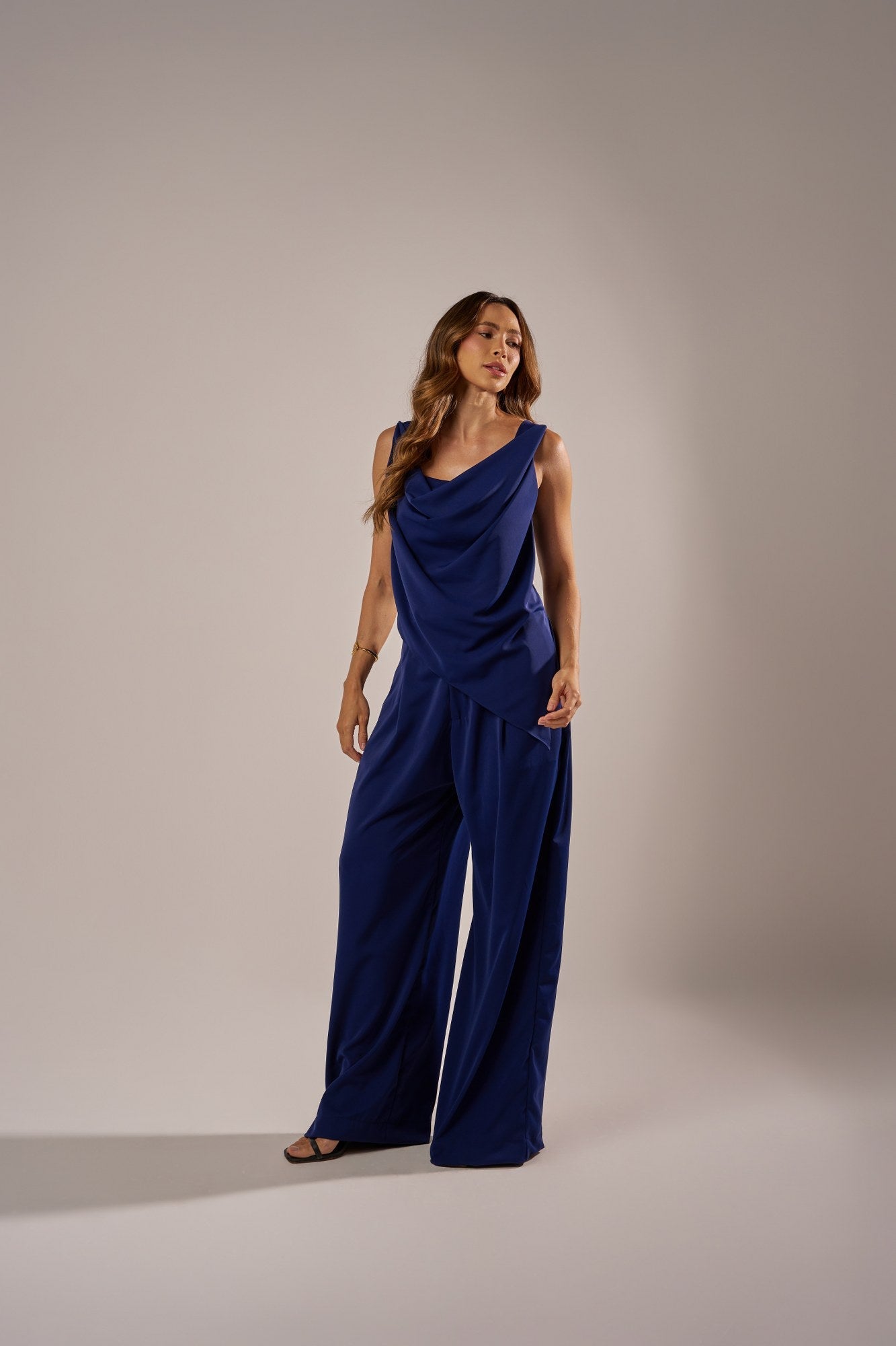 BLUSA ASSIMÉTRICA DEGAGÊ ALF. LEVE