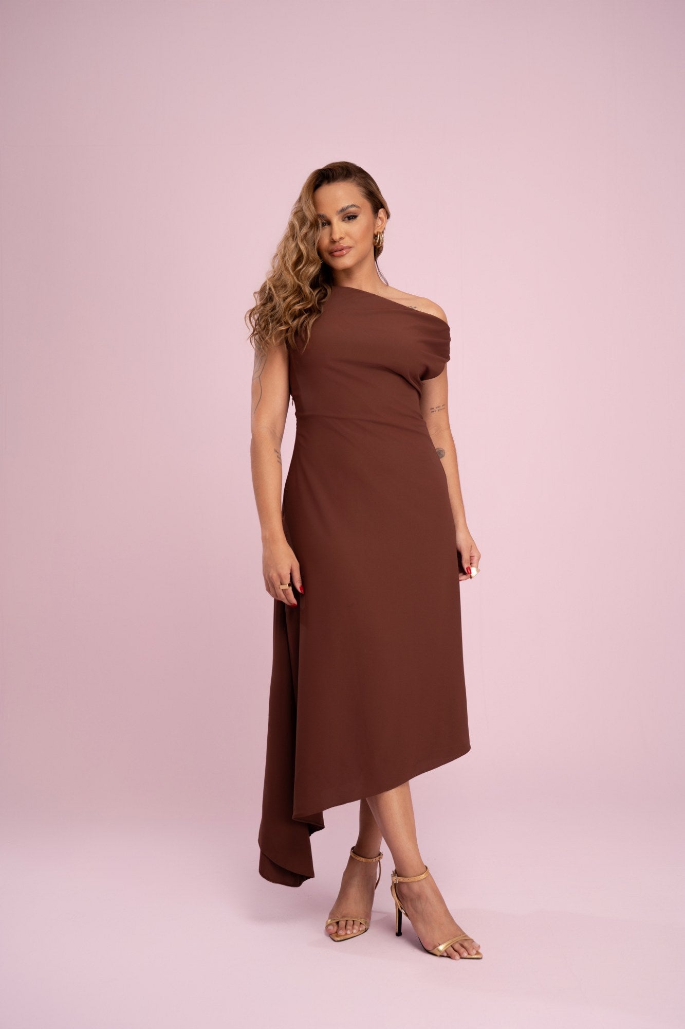 VESTIDO MIDI COSTAS DEGAGÊ