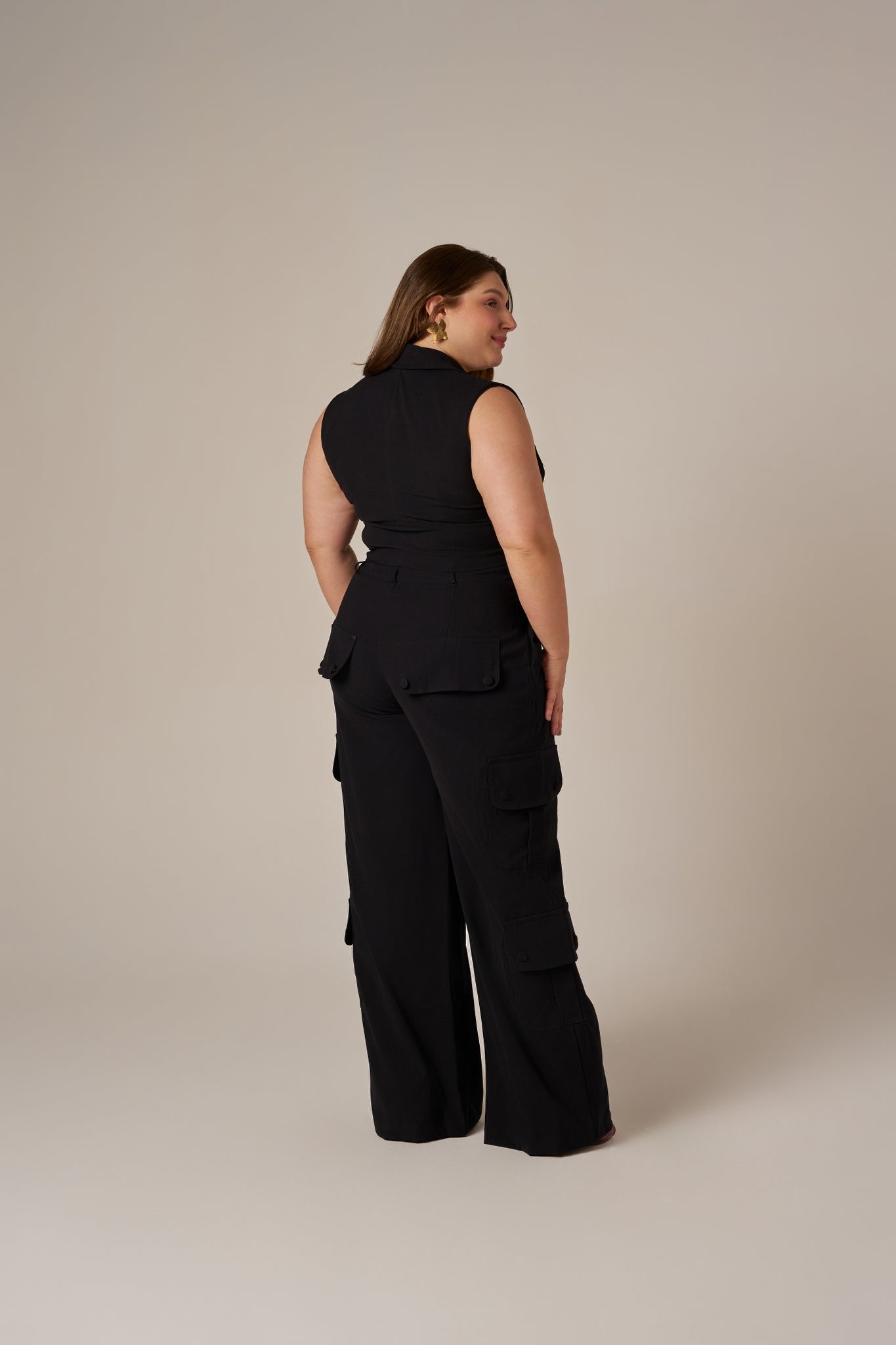 CALÇA WIDELEG BOLSOS CARGO