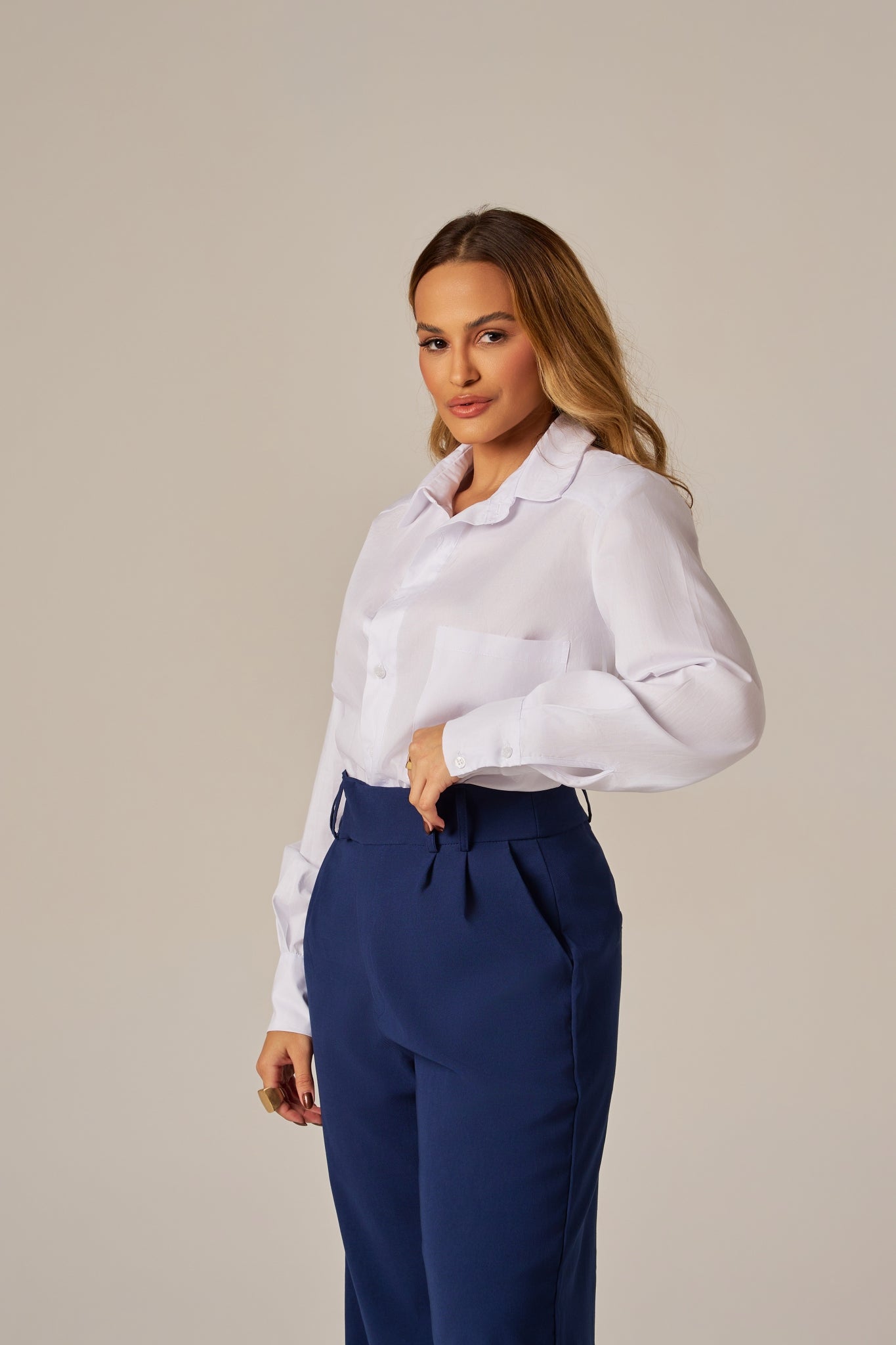 CAMISA CLÁSSICA DE TRICOLINE