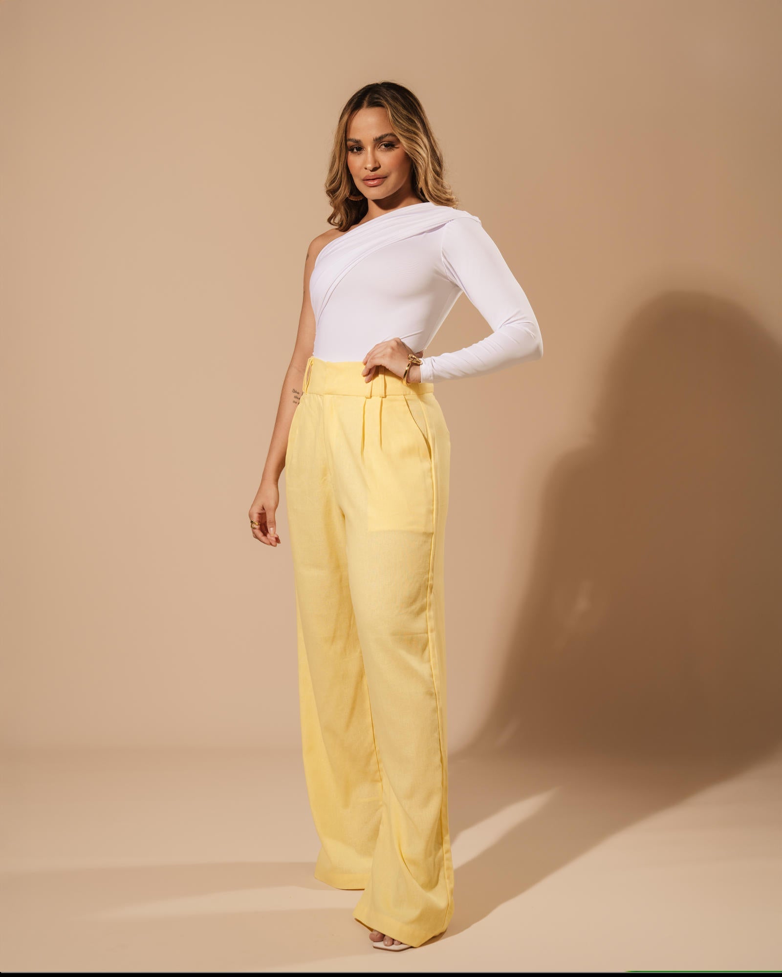 BODY OMBRO ÚNICO DRAPEADO