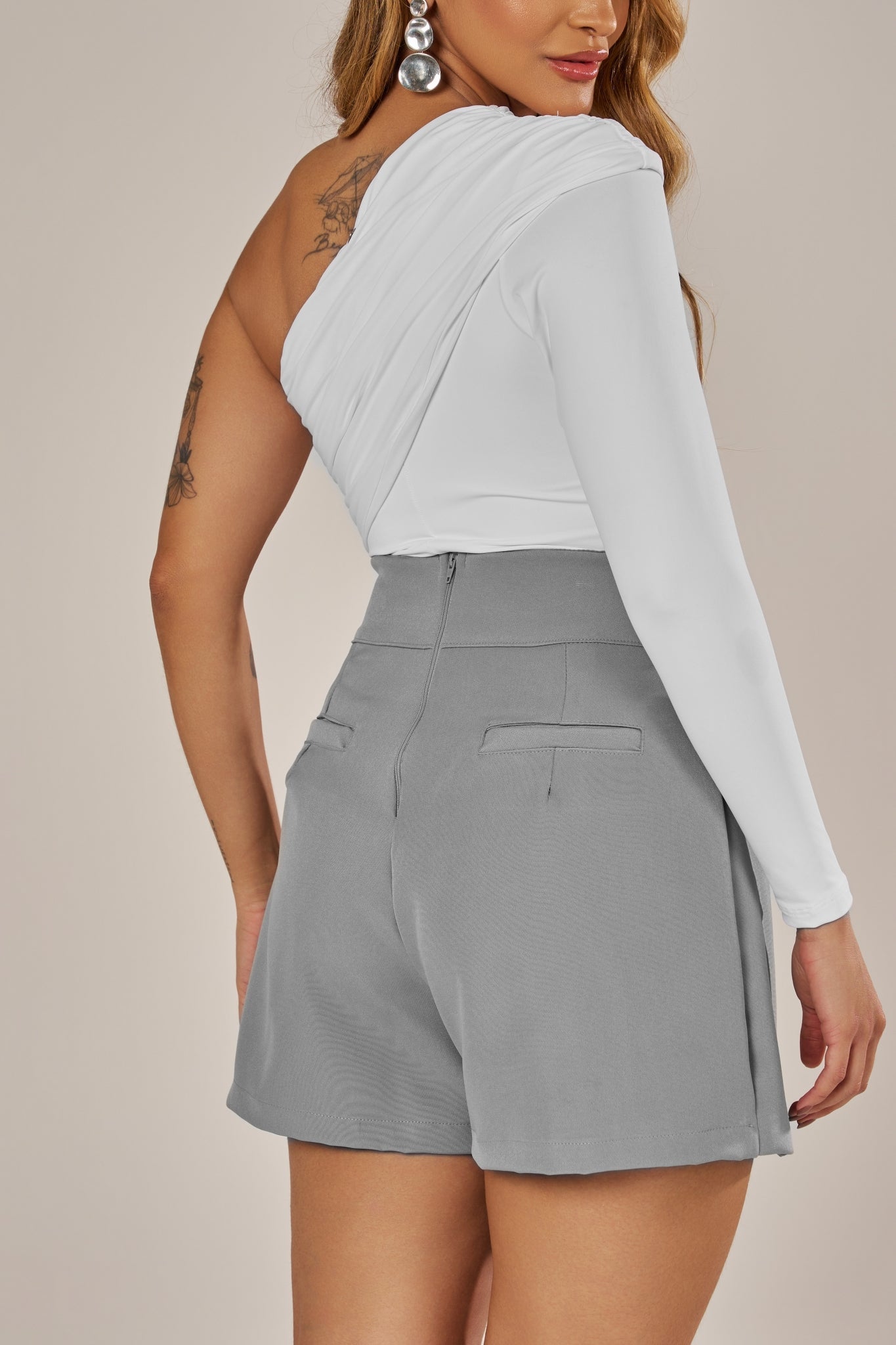 BODY OMBRO ÚNICO DRAPEADO