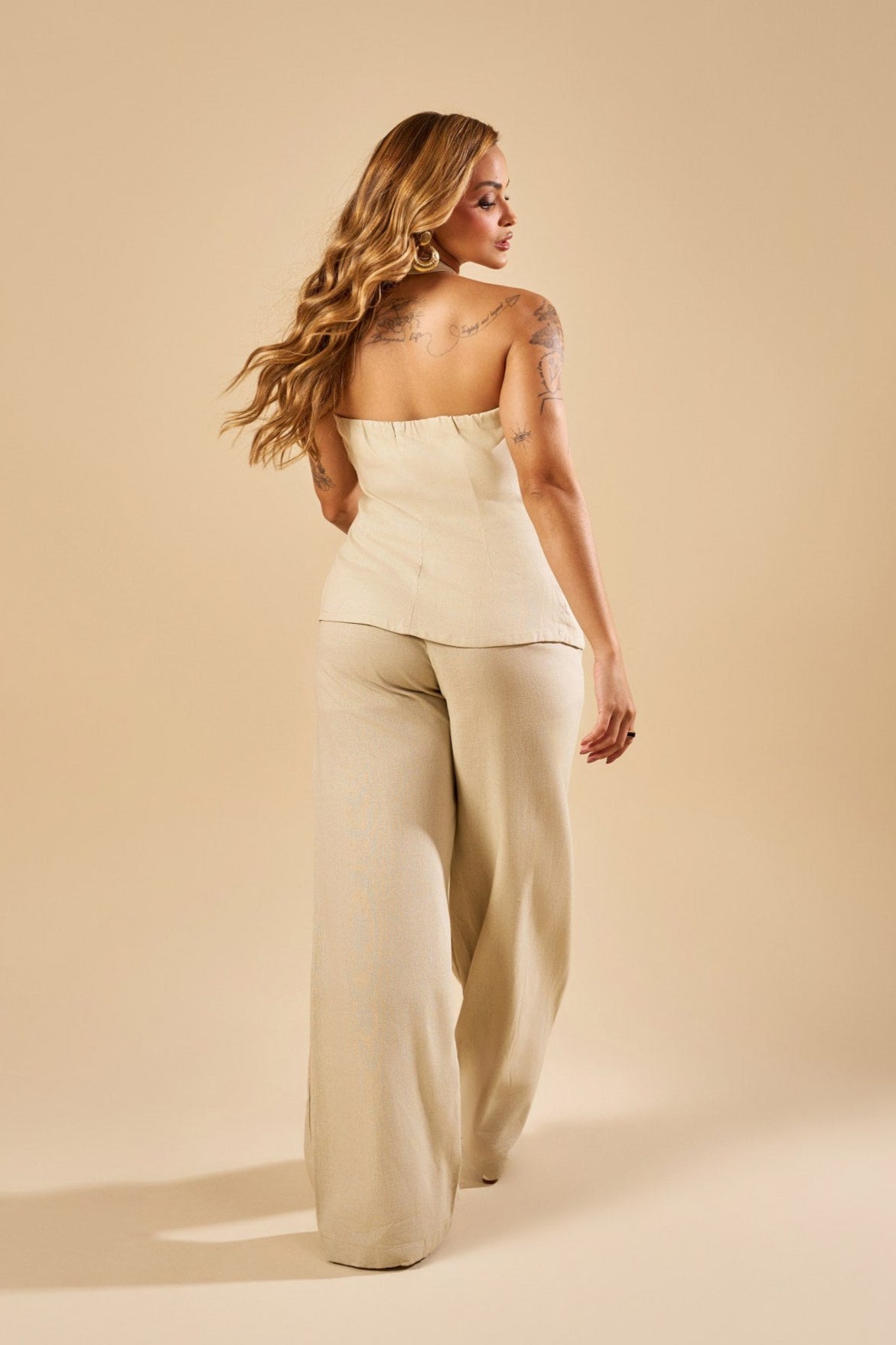 BLUSA FRENTE ÚNICA DE LINHO