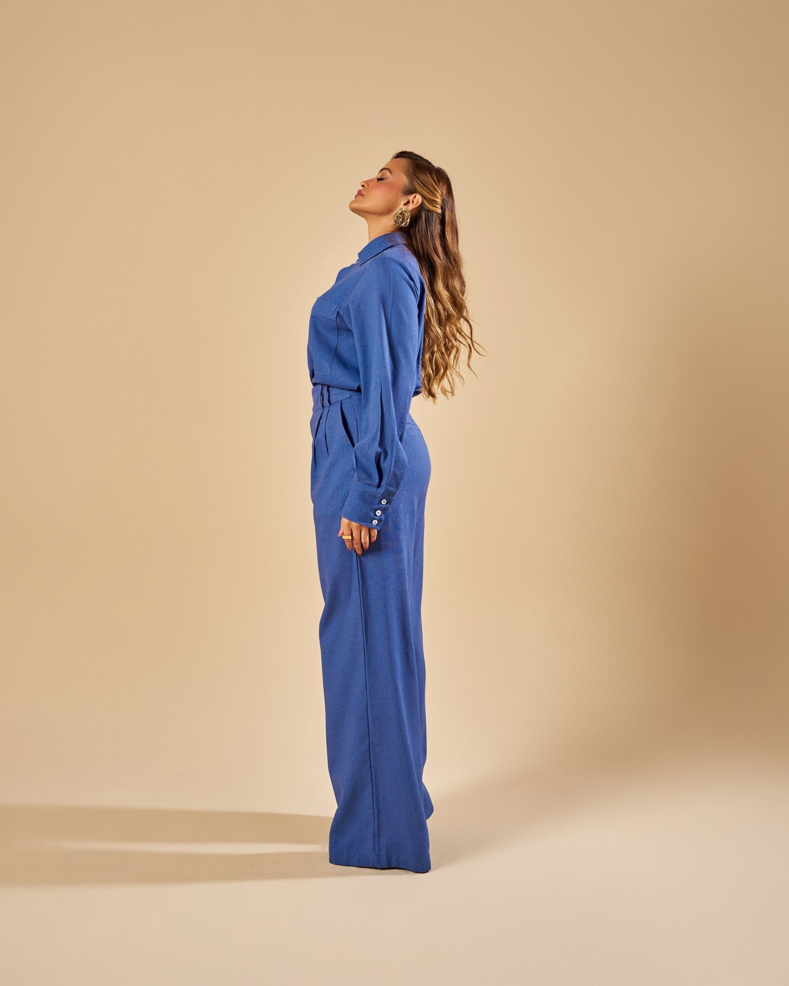 CALÇA RETA ALFAIATARIA DE LINHO