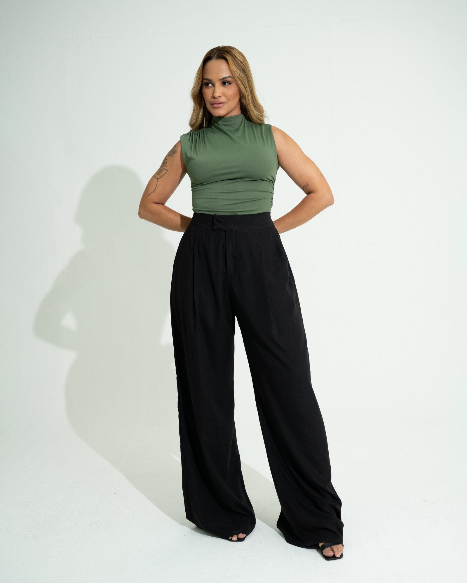 BLUSA REGATA DRAPEADA