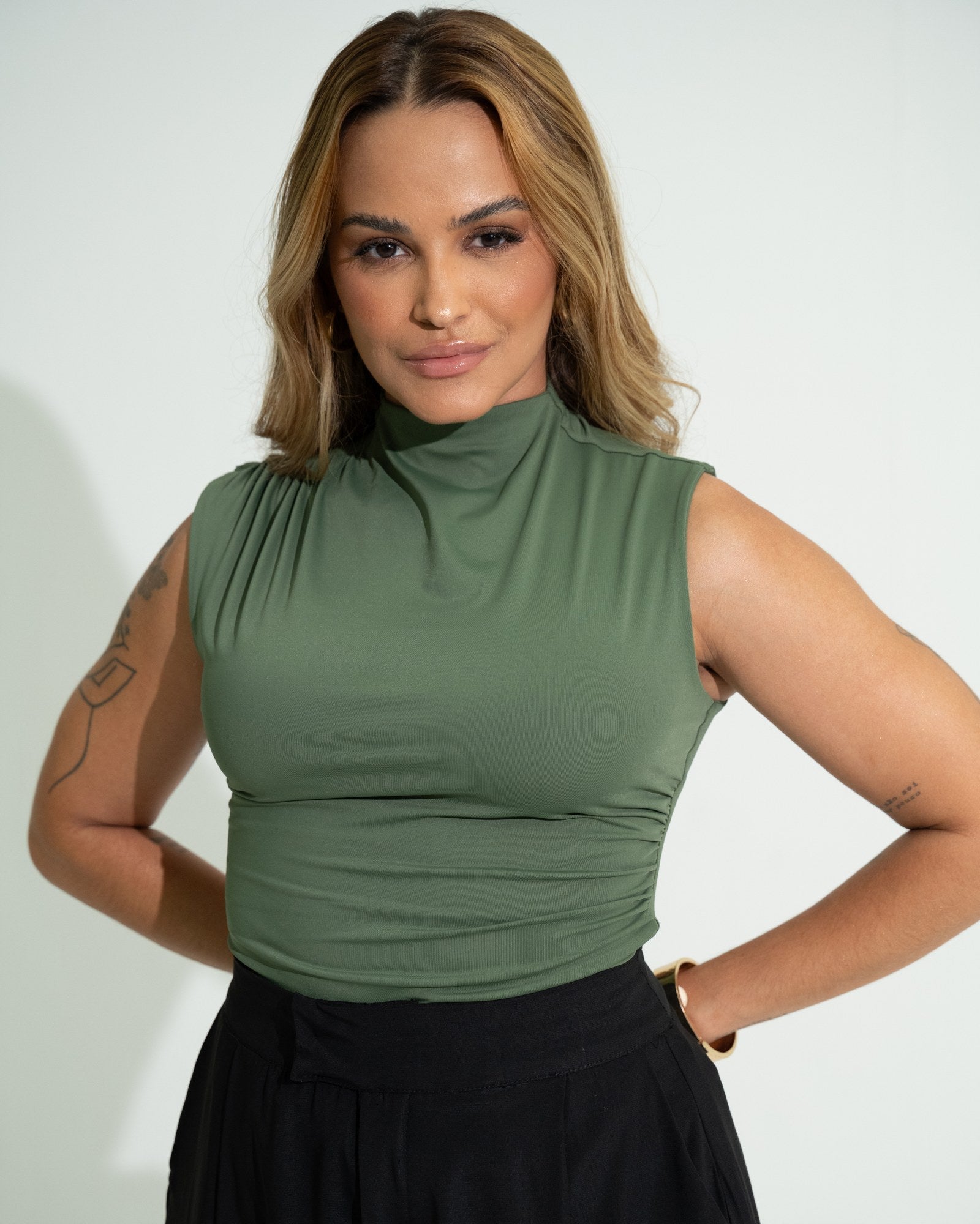 BLUSA REGATA DRAPEADA