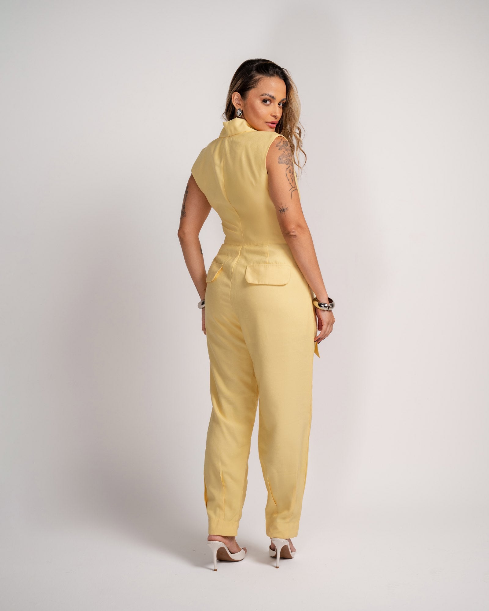 MACACÃO  SLOUCHY COM FAIXA