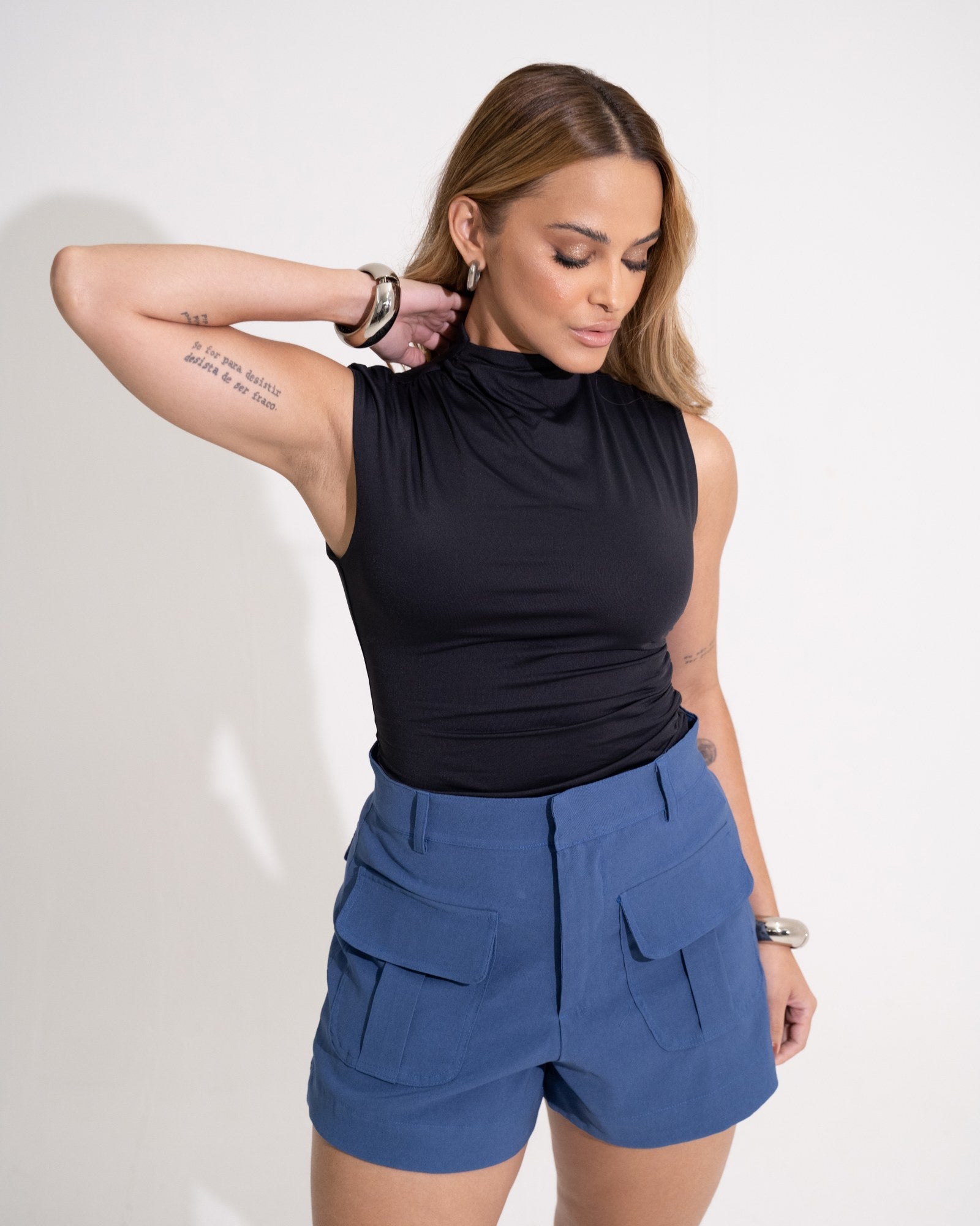 BLUSA REGATA DRAPEADA