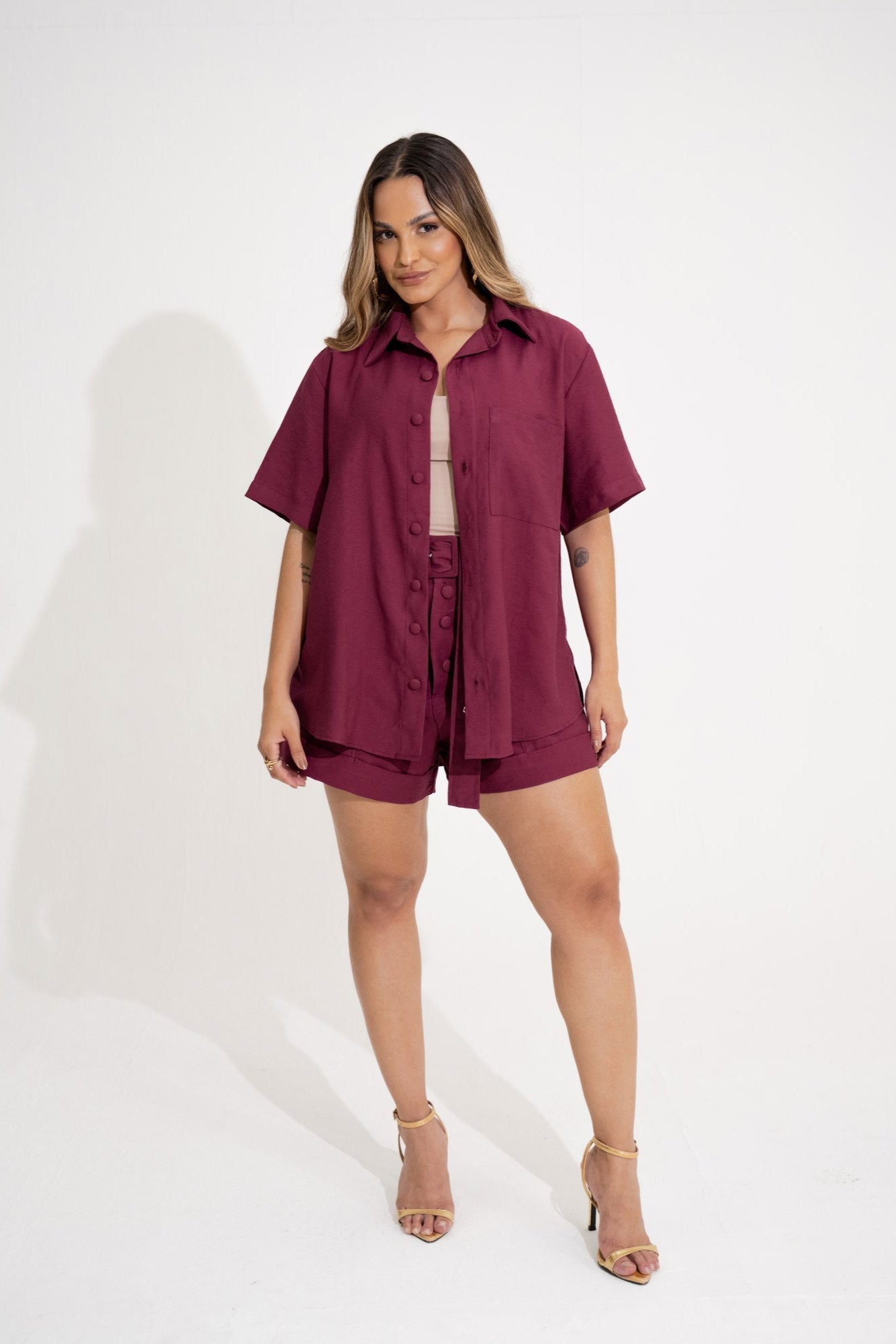 CAMISA MANGA CURTA CLÁSSICA