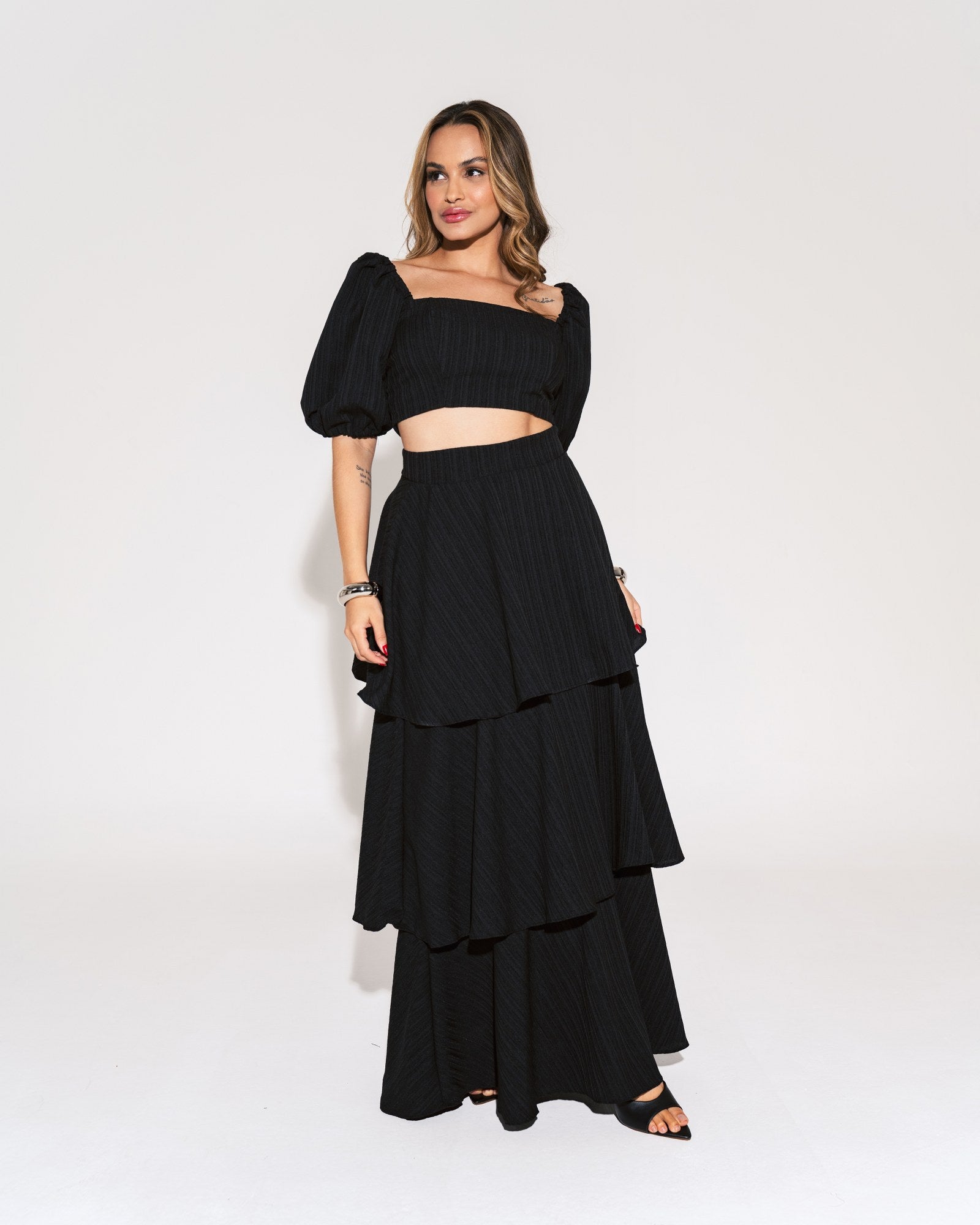 CROPPED MANGAS BUFANTE