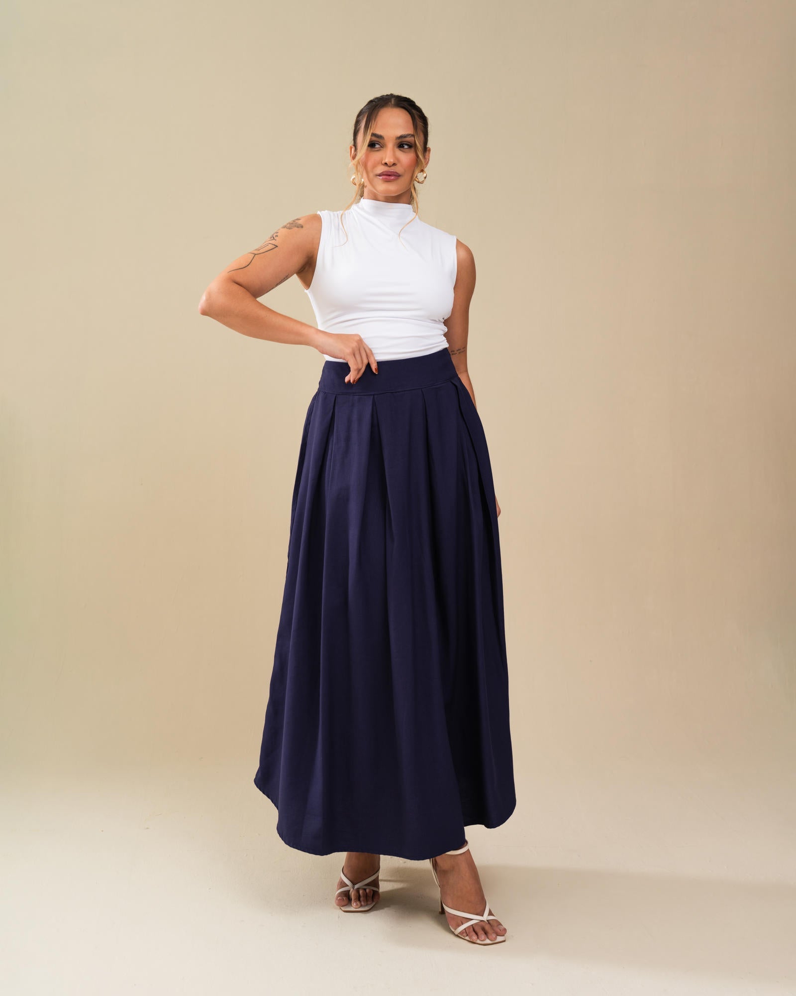 BLUSA REGATA DRAPEADA