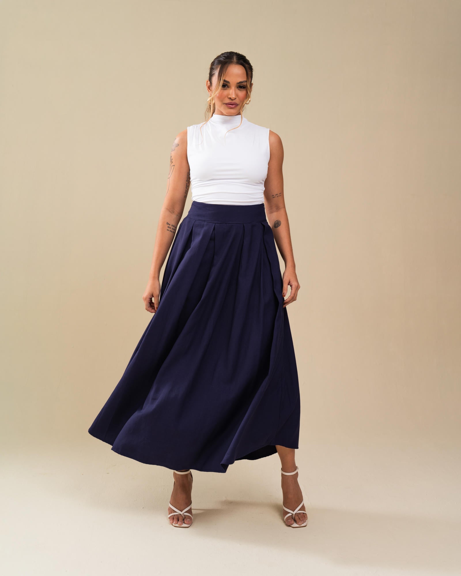 BLUSA REGATA DRAPEADA