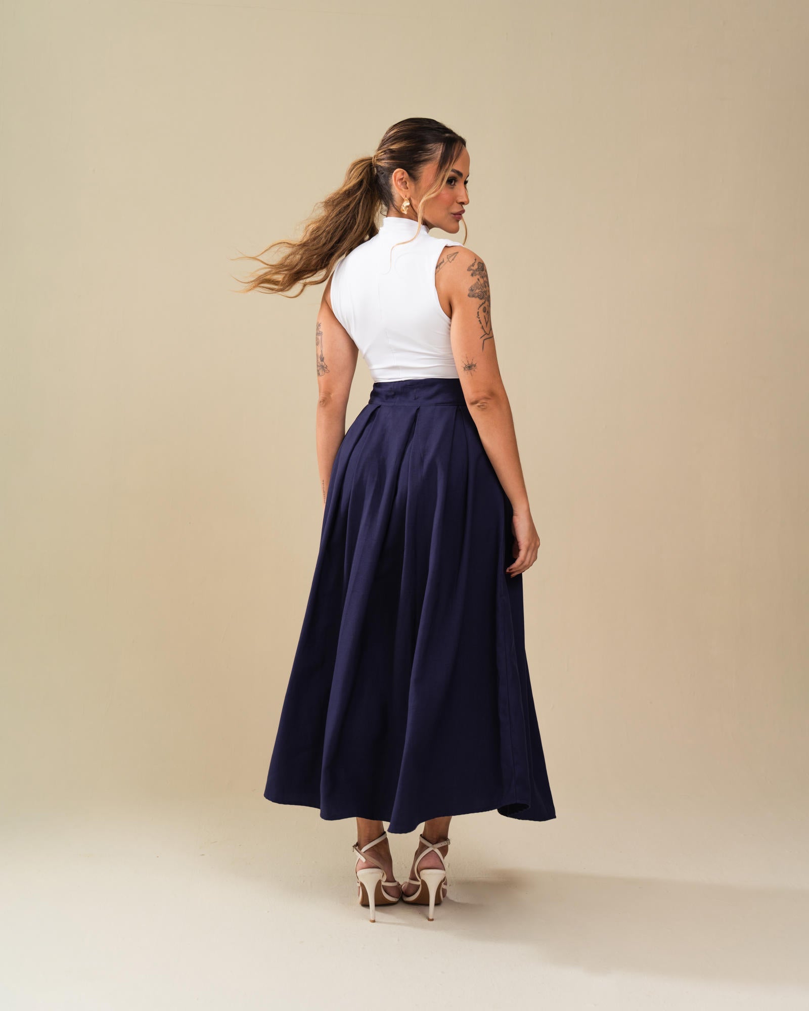 BLUSA REGATA DRAPEADA