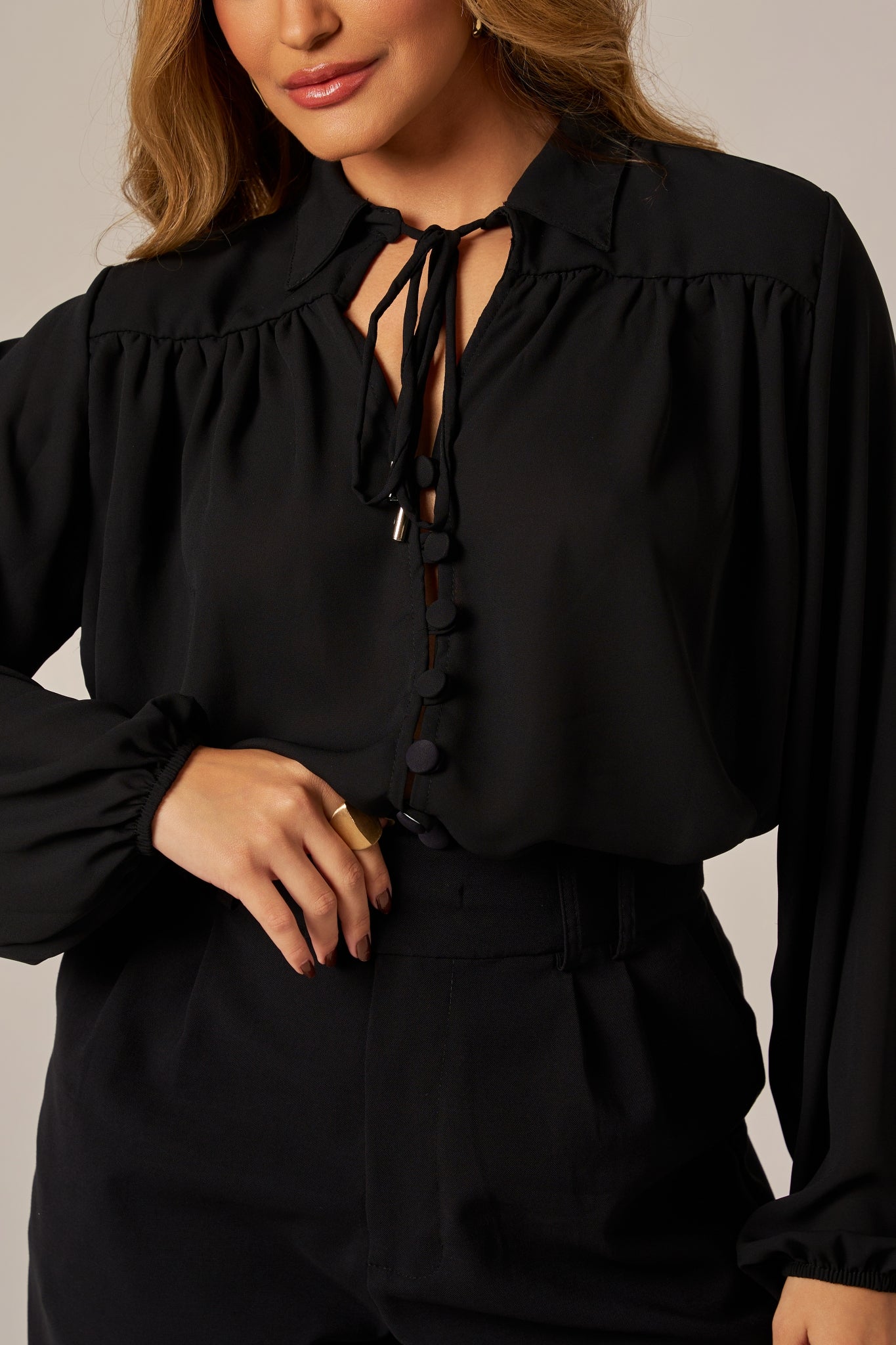 CAMISA MANGA LONGA BUFANTES