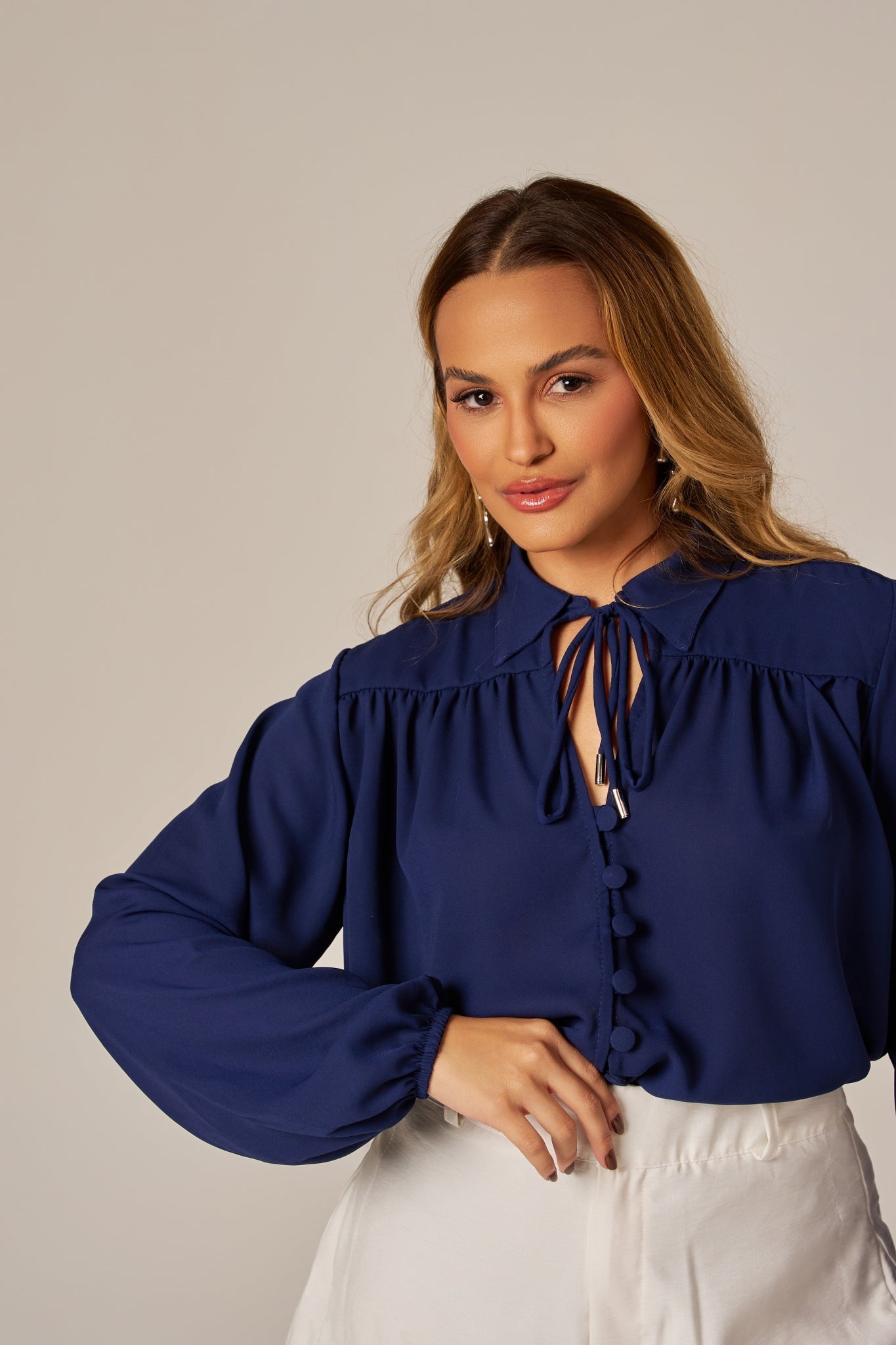 CAMISA MANGA LONGA BUFANTES