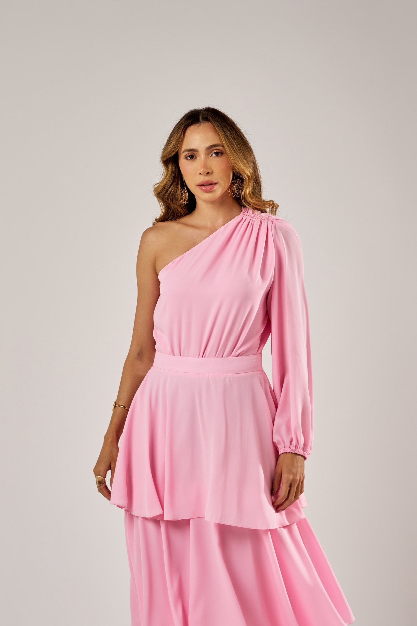 SAIA MIDI CAMADAS MAGNÓLIA