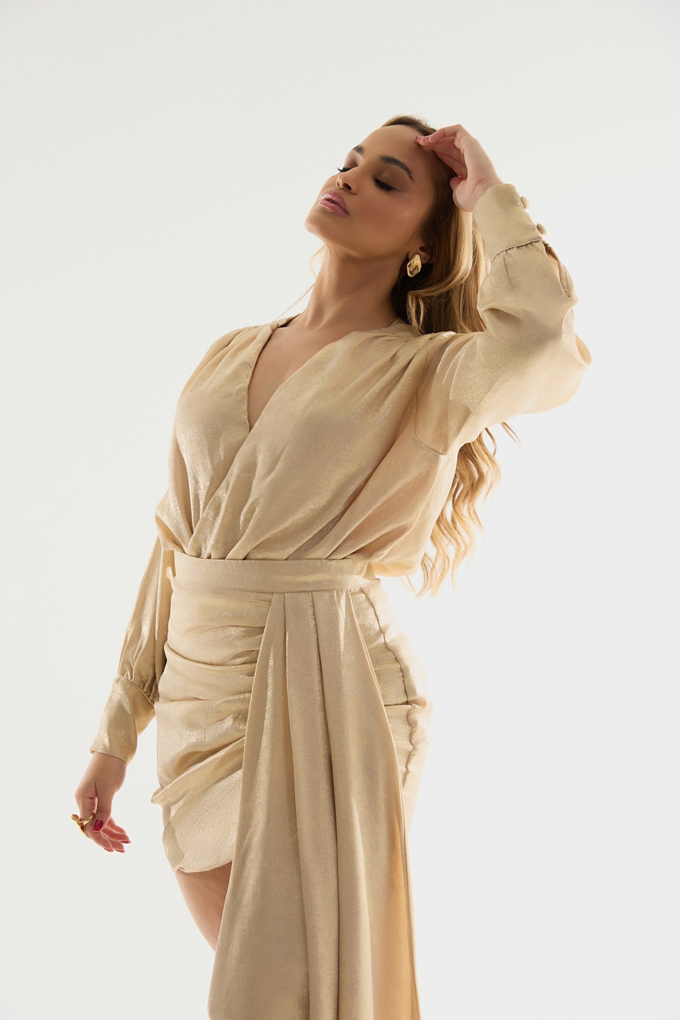 SAIA COM DRAPEADOS SHINE