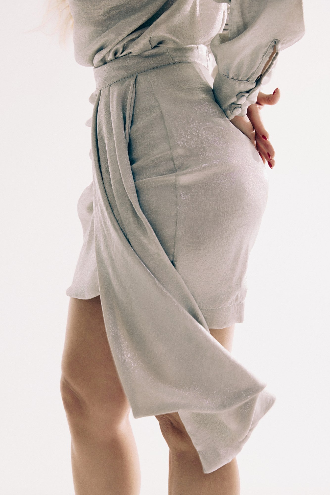 BODY MANGA LONGA TRANSPASSE SHINE