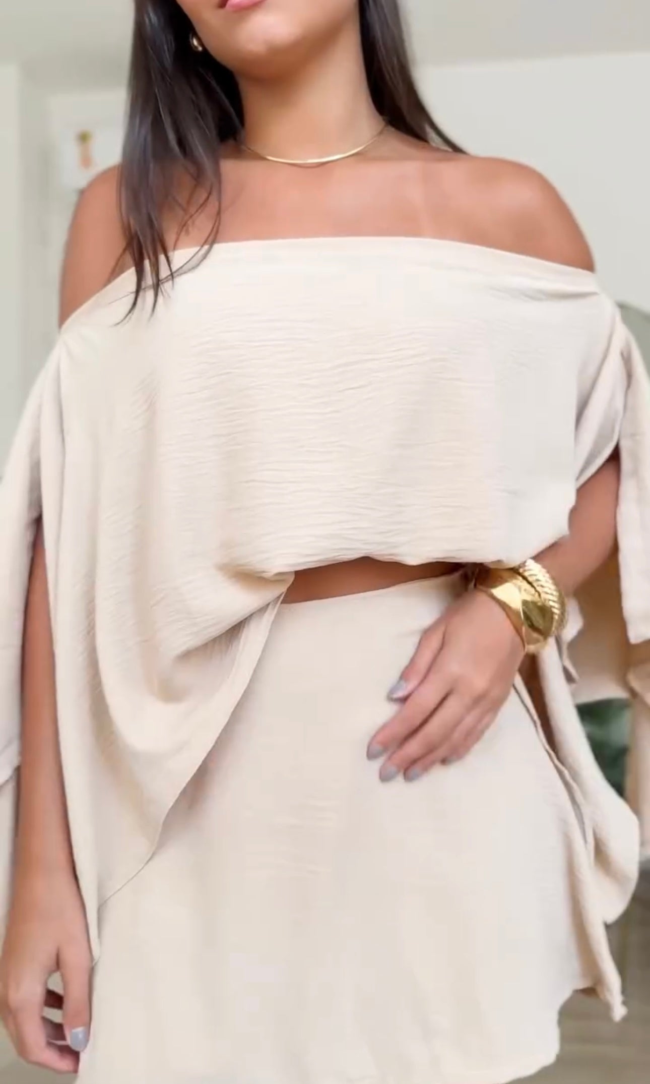 Conjunto Solar - 3 Peças - Feito em 100% Crepe Italiano *Últimas Peças*