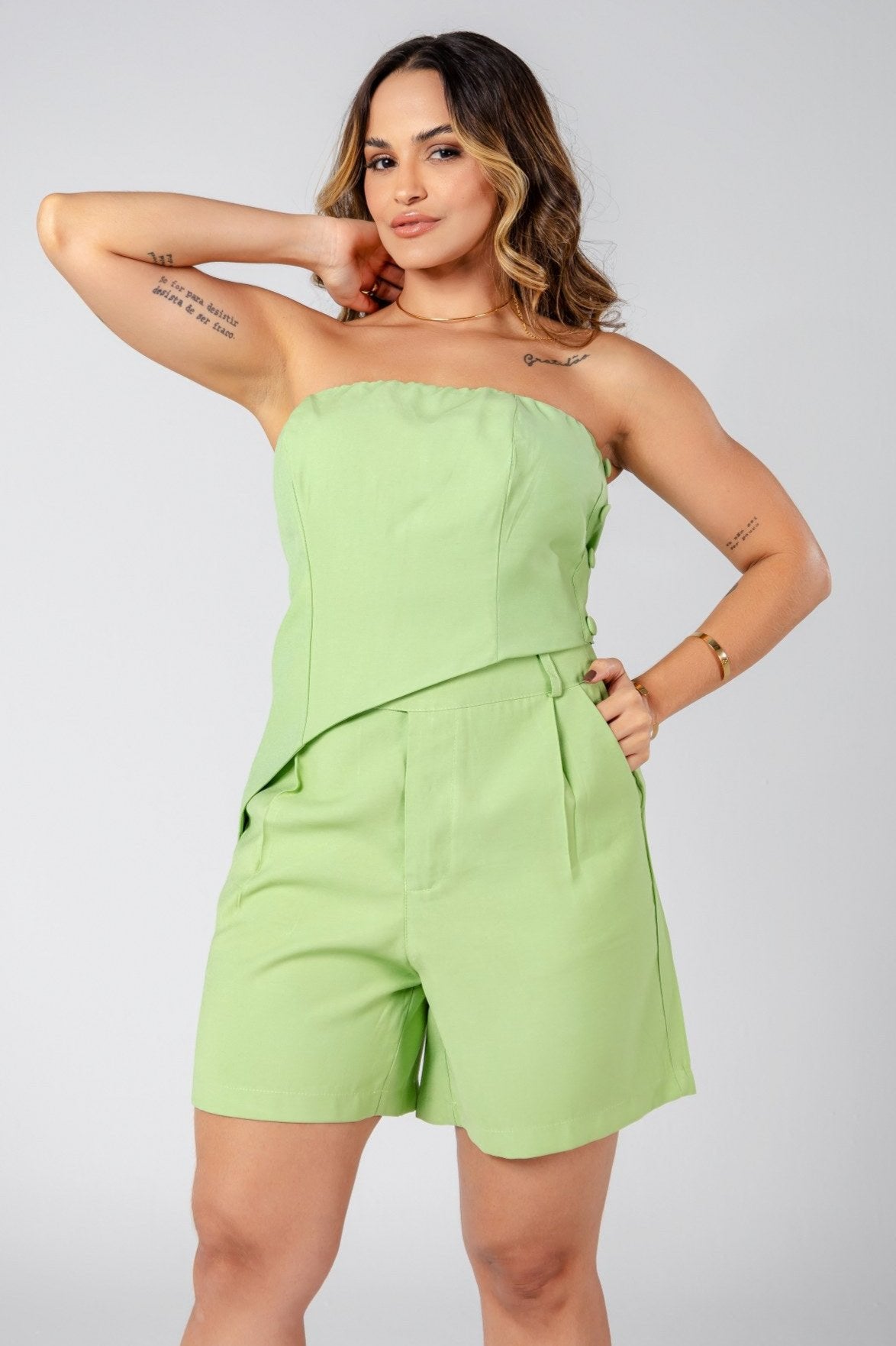 CROPPED TOMARA QUE CAIA  ASSIMÉTRICO