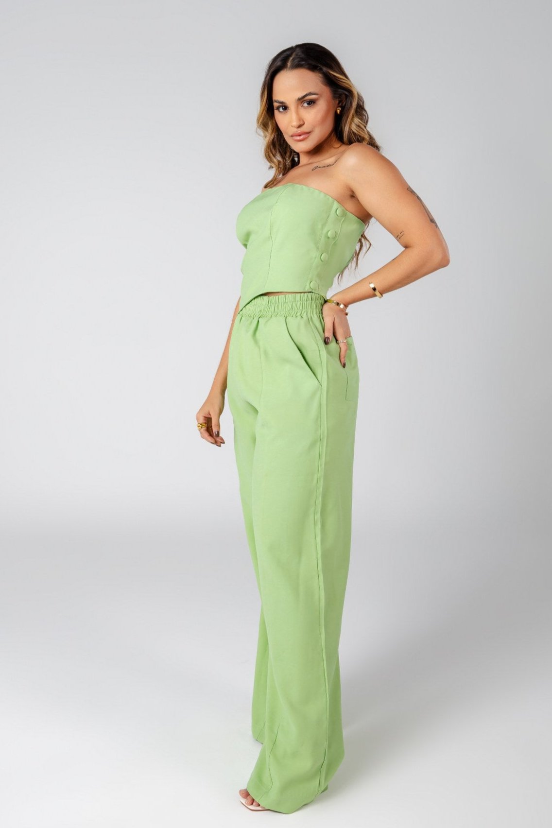 CROPPED TOMARA QUE CAIA  ASSIMÉTRICO