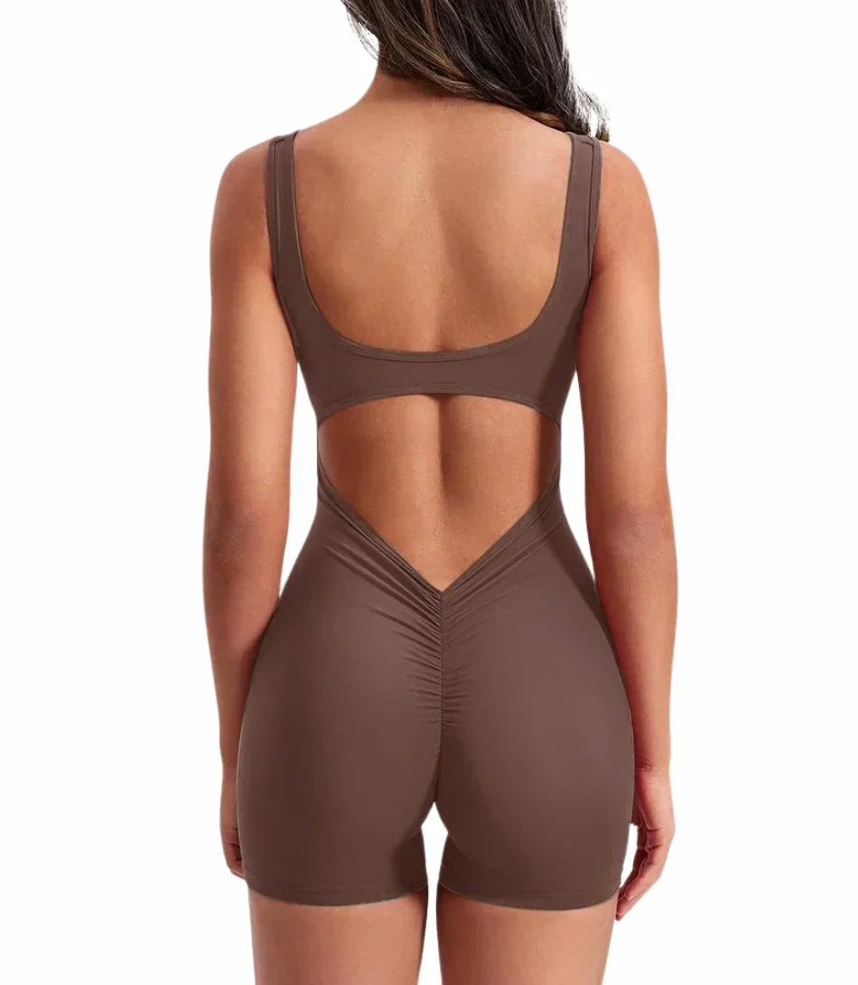 Macacão Fitness Curto Feminino Yoga | Wales