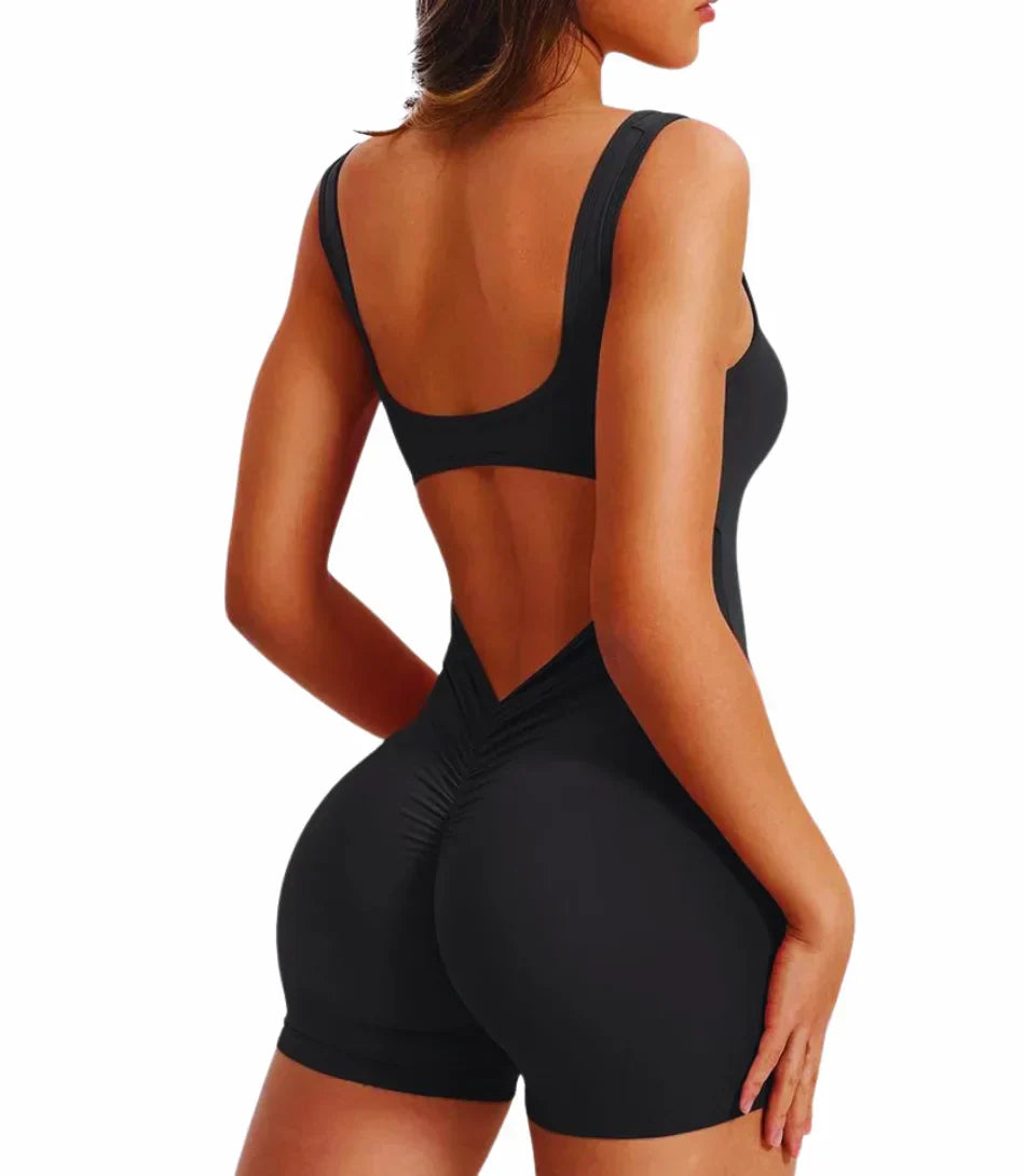 Macacão Fitness Curto Feminino Yoga | Wales