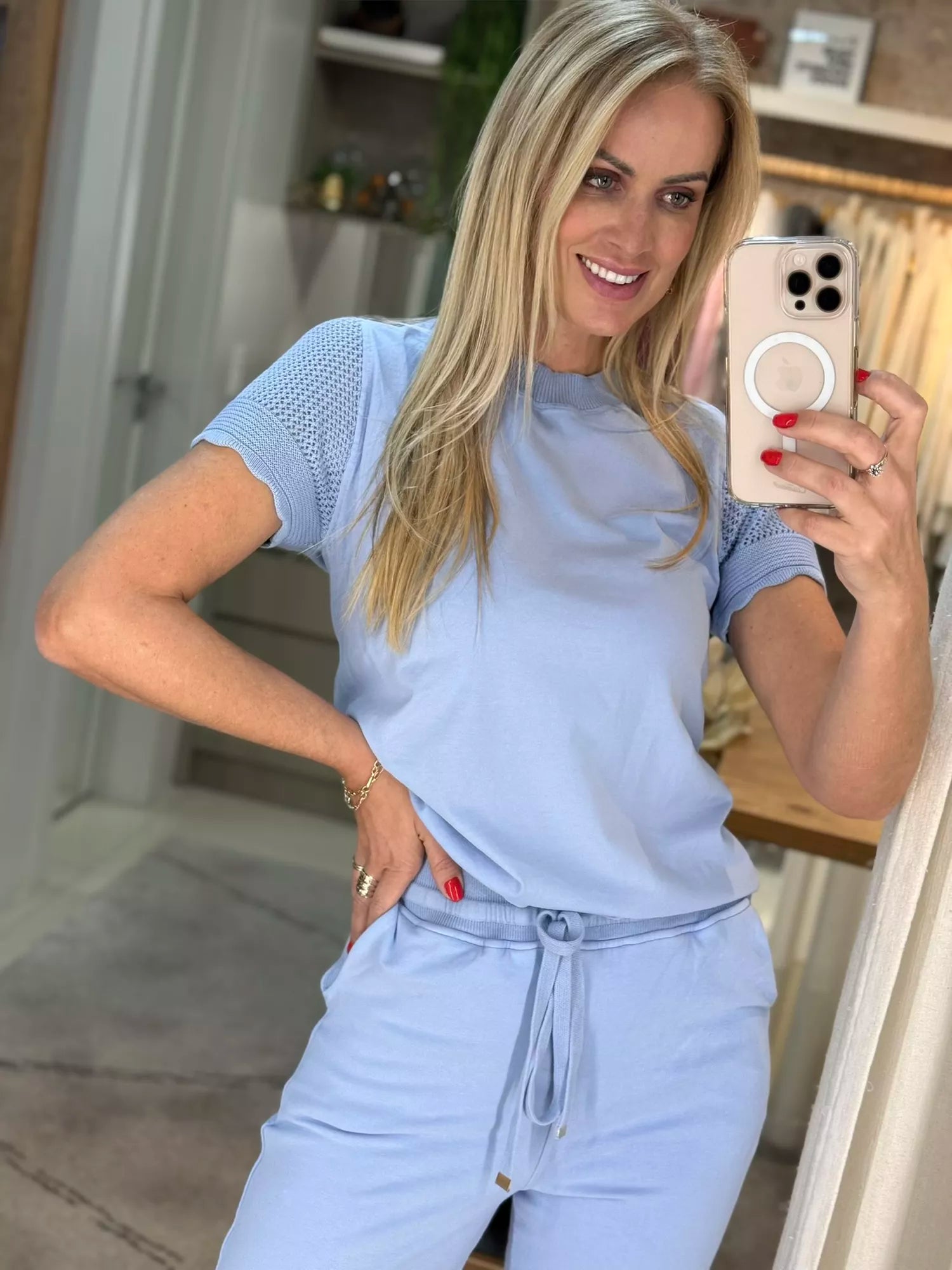 Conjunto Calça e Blusa Molecoton Biamar | Queima de Estoque