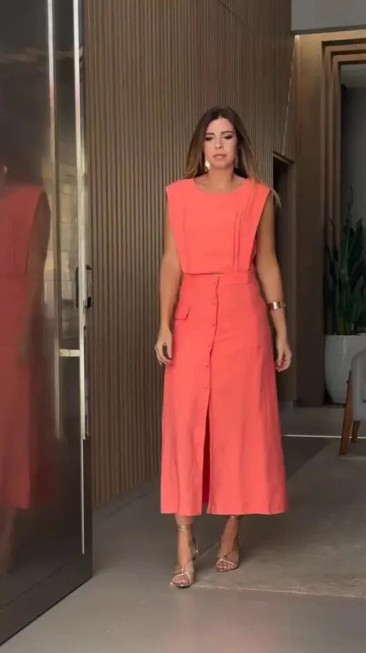 Conjunto Angelica – Elegância e Movimento em Um Só Modelo!