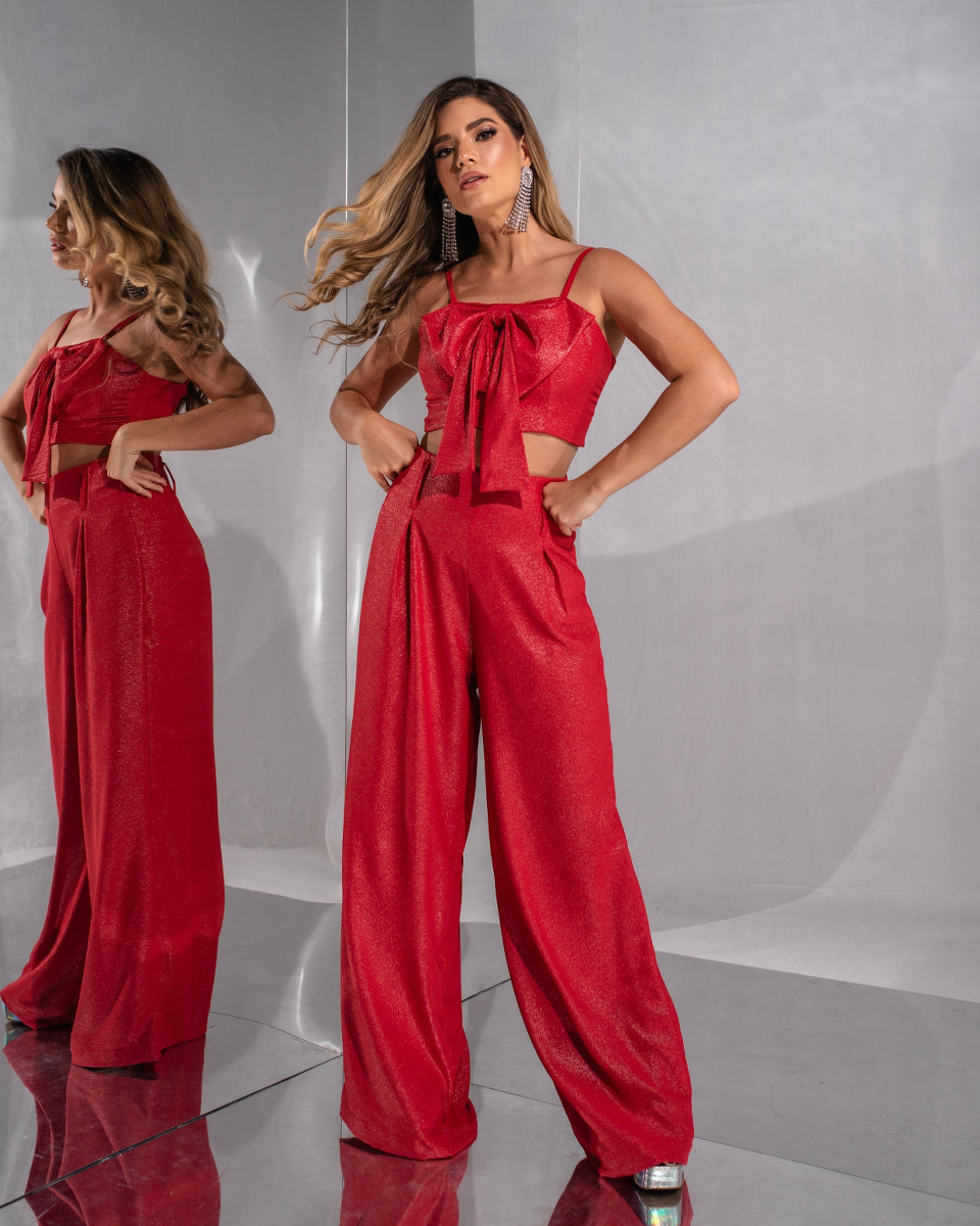 CROPPED MAXI LAÇO