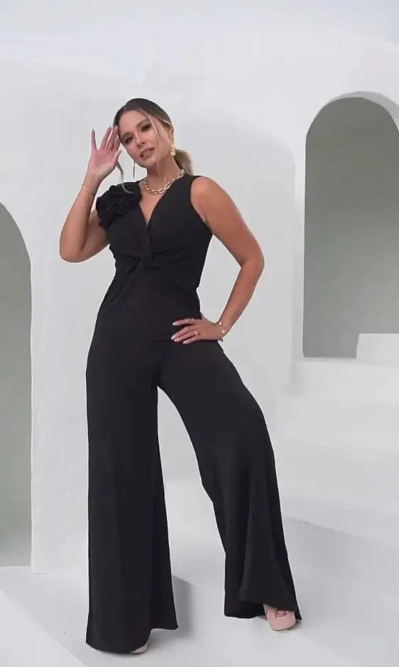 Macacão Noir Elegance - Sofisticação em Cada Detalhe