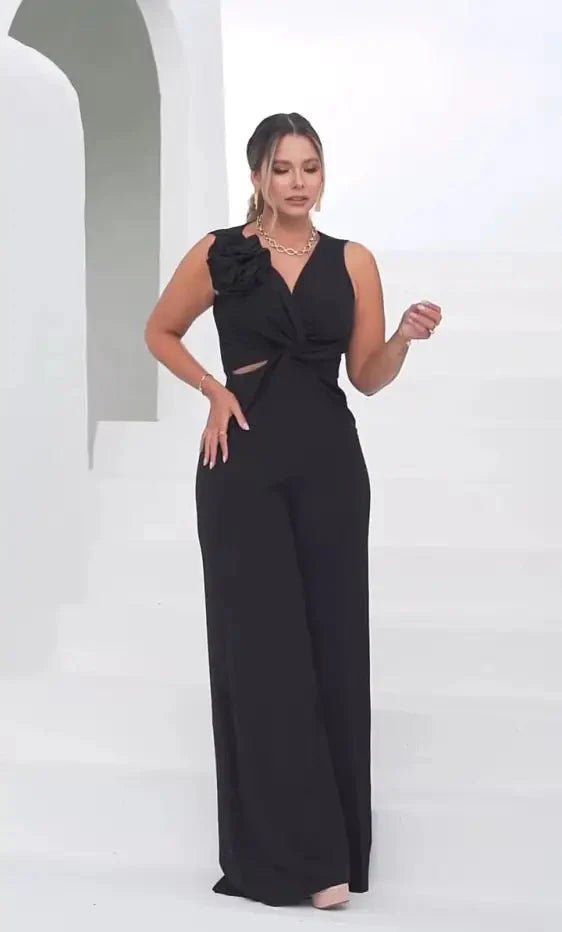 Macacão Noir Elegance - Sofisticação em Cada Detalhe