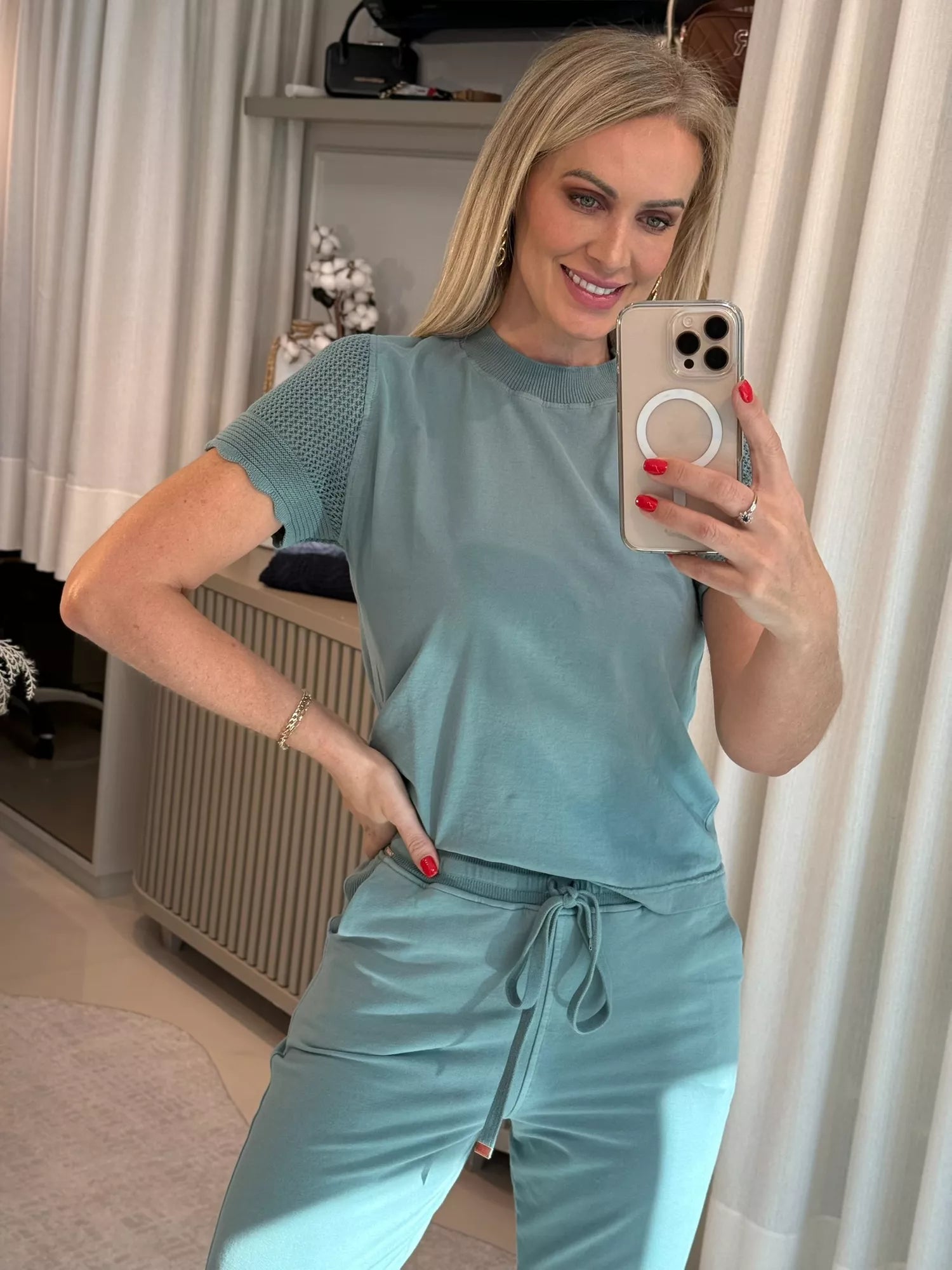 Conjunto Calça e Blusa Molecoton Biamar | Queima de Estoque