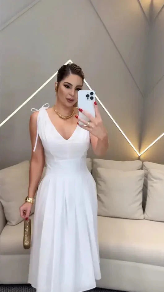 Vestido Pérola – O Toque de Elegância que Transforma!
