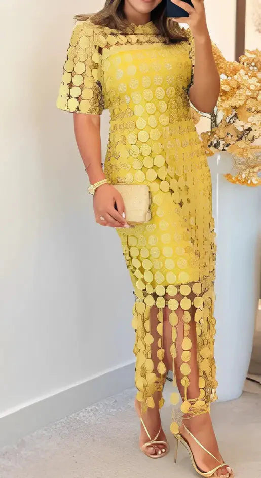 Vestido Valentina – Elegância e Charme Atemporal!